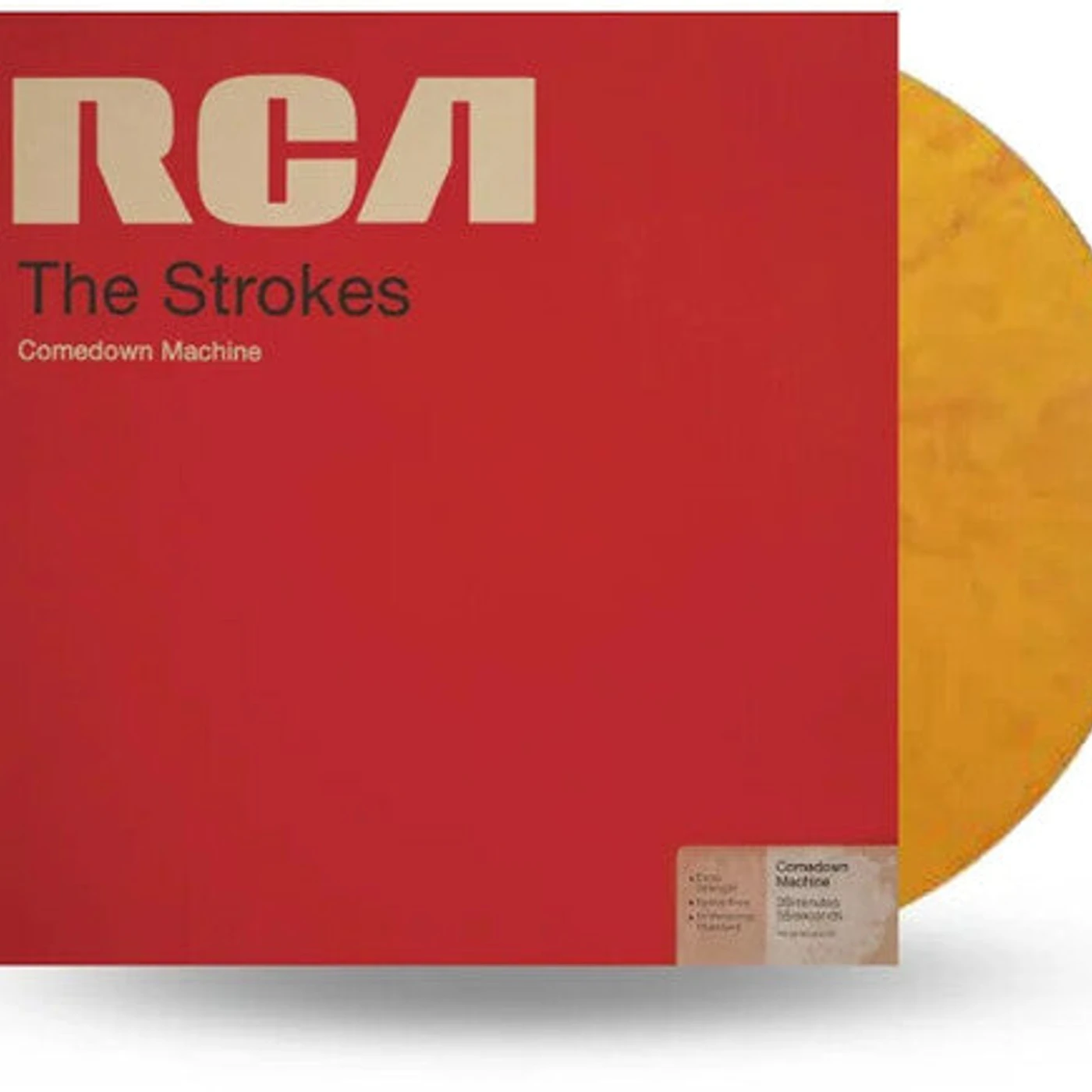 The Strokes LP Vinyl - Comedown Machine (Colv) (Ylw) (Can)