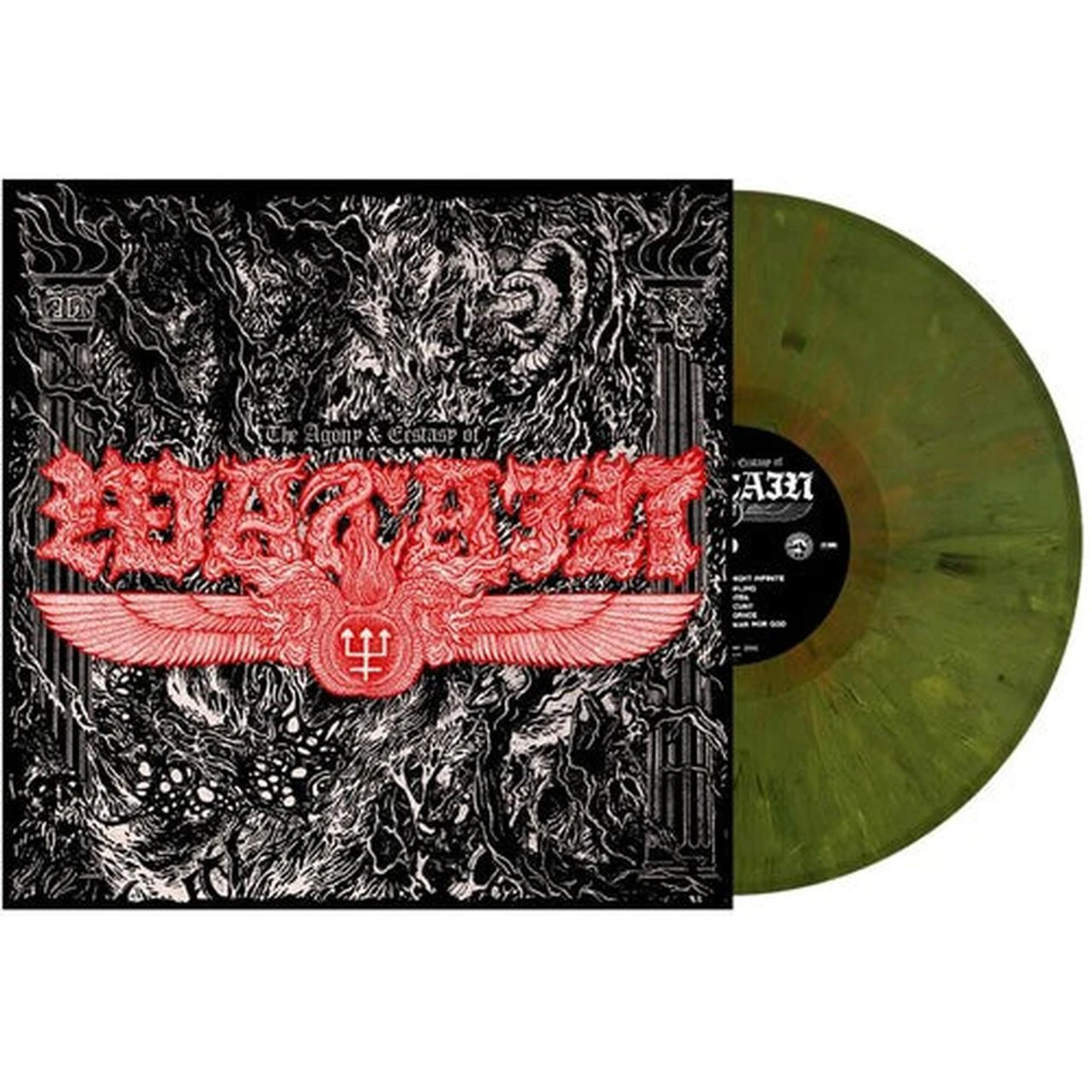 Watain LP Vinyl - Agony & Ecstasy Of Watain - Green Marble (Colv)