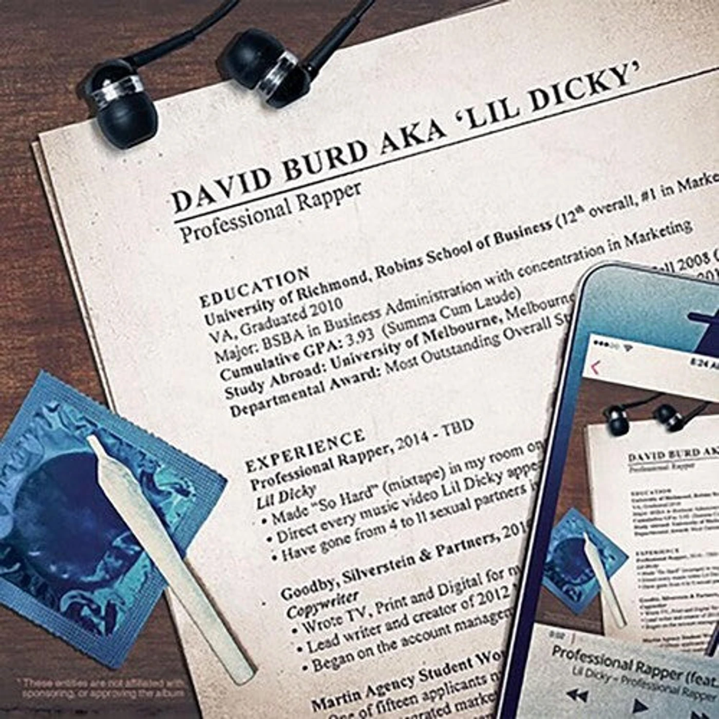 Lil Dicky LP Vinyl - Professional Rapper