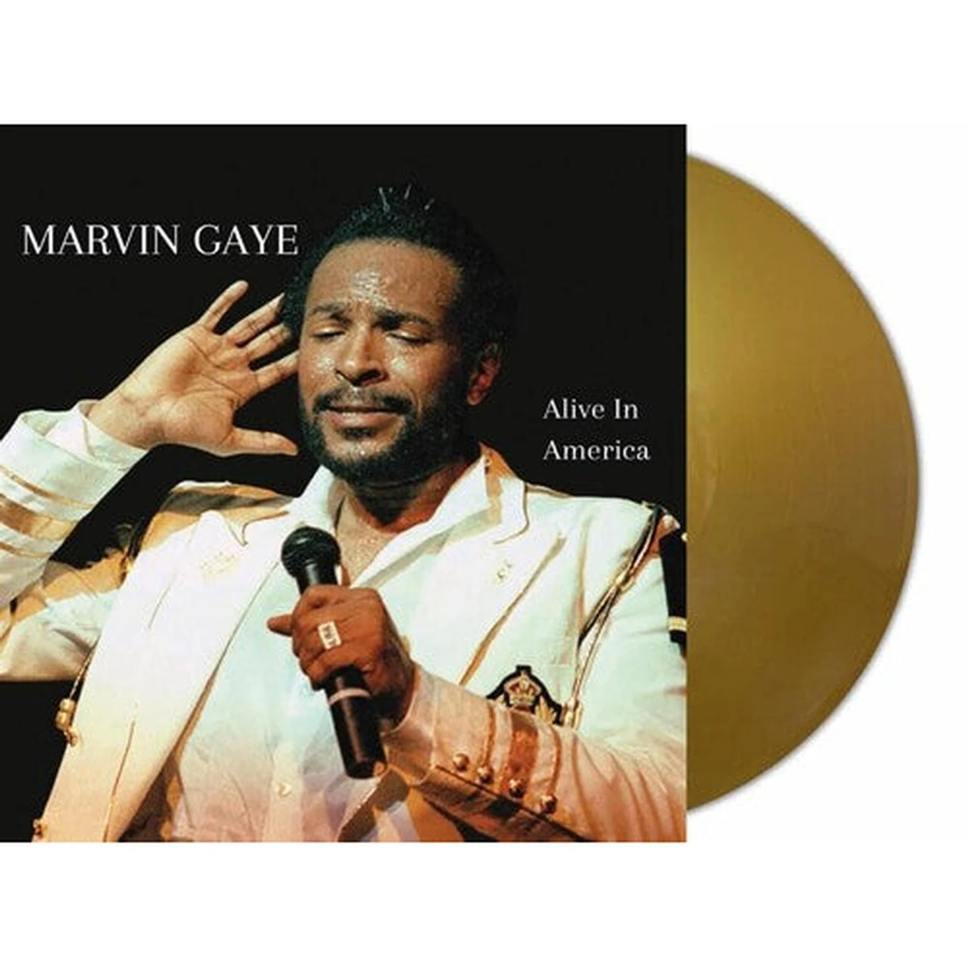 Marvin Gaye LP Vinyl - Alive In America (Colv) (Ltd)