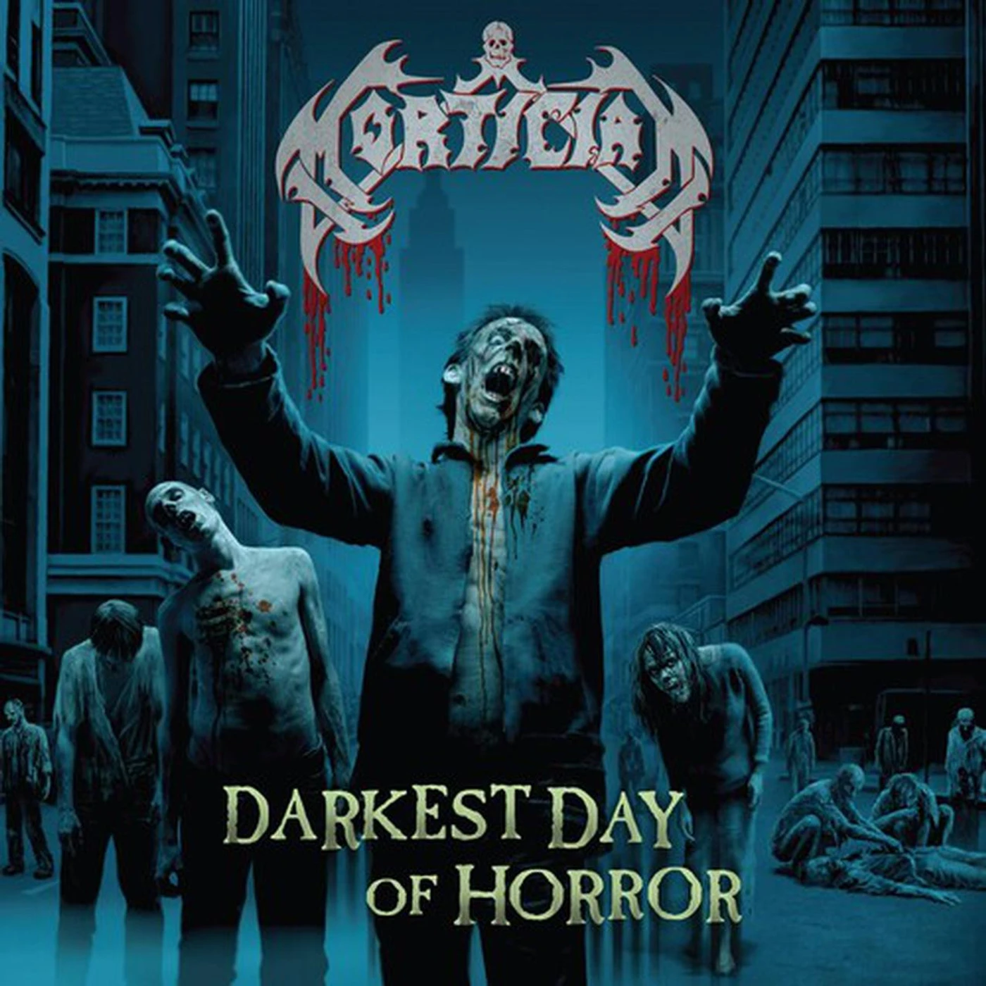 Mortician LP Vinyl - Darkest Day Of Horror (Blue) (Colv) (Spla)