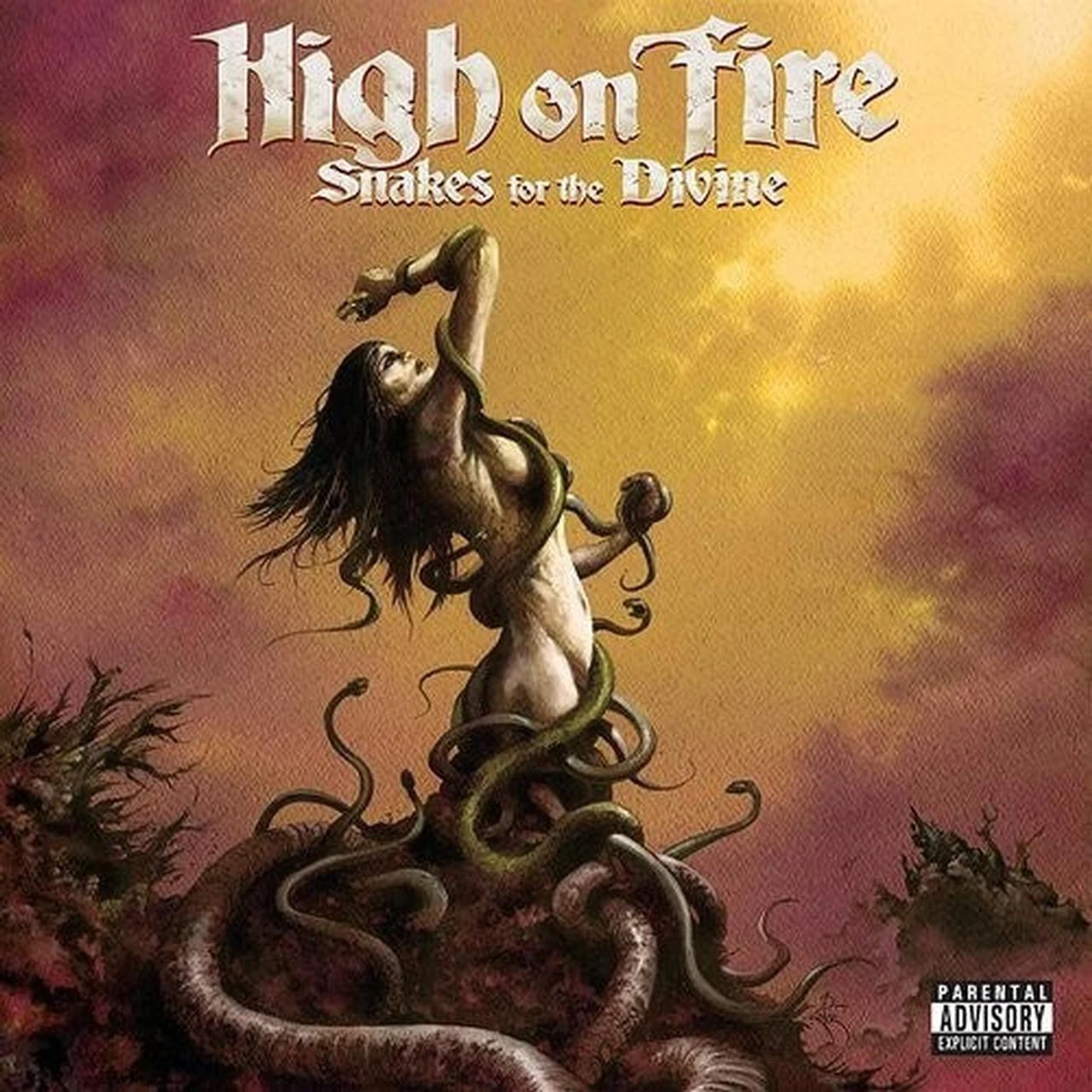 High On Fire LP Vinyl - Snakes For The Divine (Translucent Ruby) (Colv)