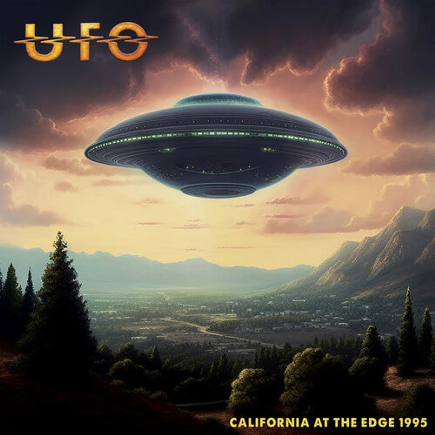 Ufo LP Vinyl - California At The Edge 1995 - Orange (Colv) (Org)