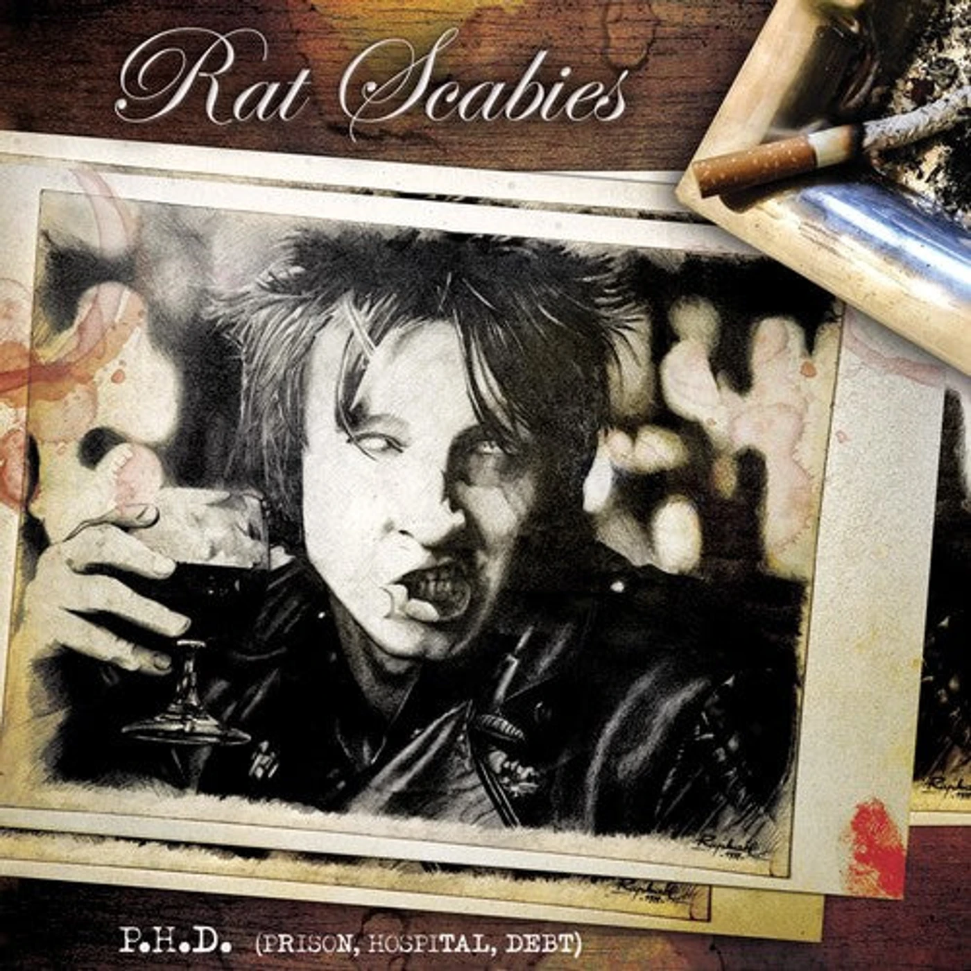 Rat Scabies LP Vinyl - P.H.D. (Prison Hospital Debt) (Colv)