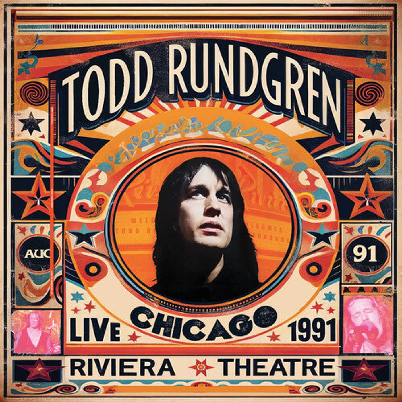 Todd Rundgren LP Vinyl - Live In Chicago '91 (Colv) (Red) (Reis)