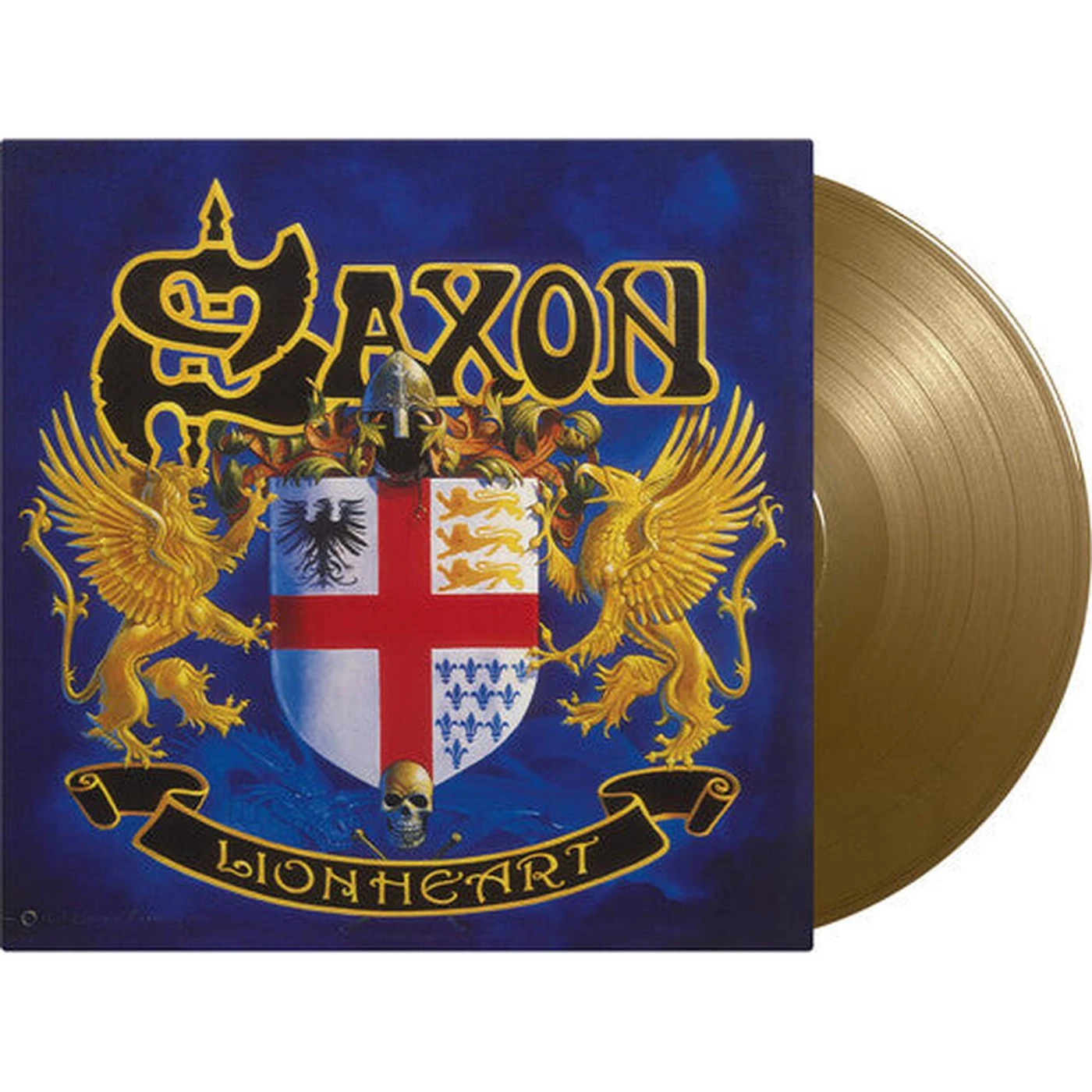 Saxon LP Vinyl - Lionheart (Colv) (Gol) (Ltd) (Ogv) (Hol)