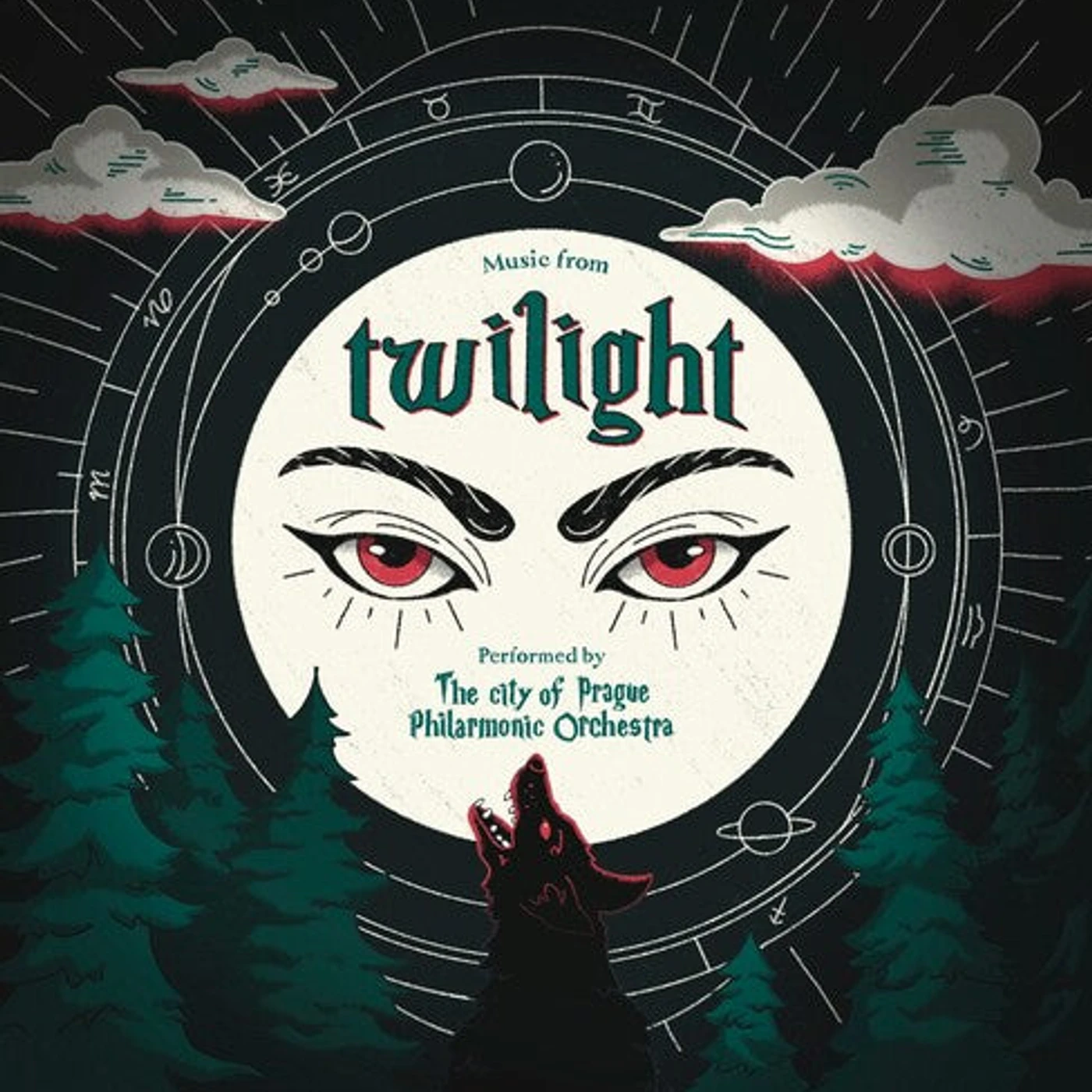 The City of Prague Philharmonic Orchestra (Colv) (Red) LP Vinyl - Twilight - Original Soundtrack - Red (Colv) (Red)