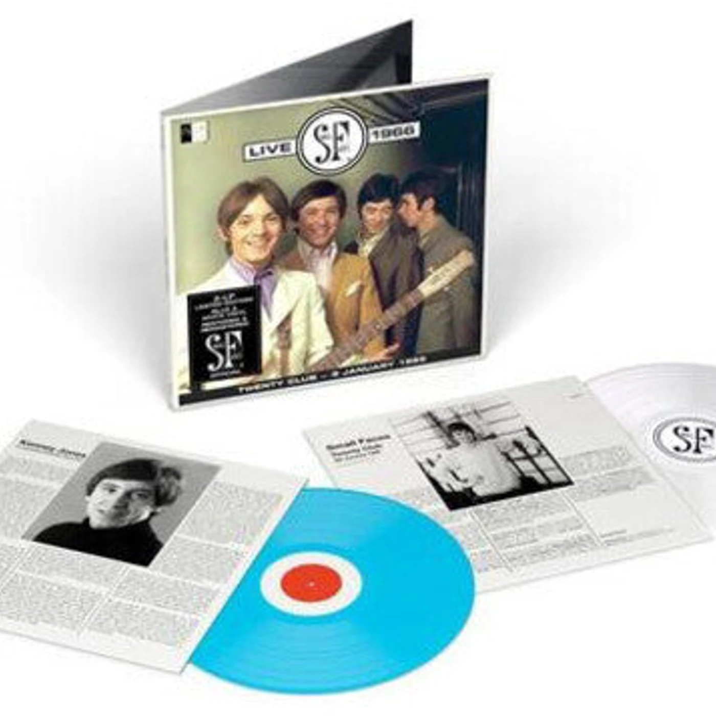 Small Faces LP Vinyl - Live 1966 (Blue) (Coloured Vinyl) (Wht) (Uk)
