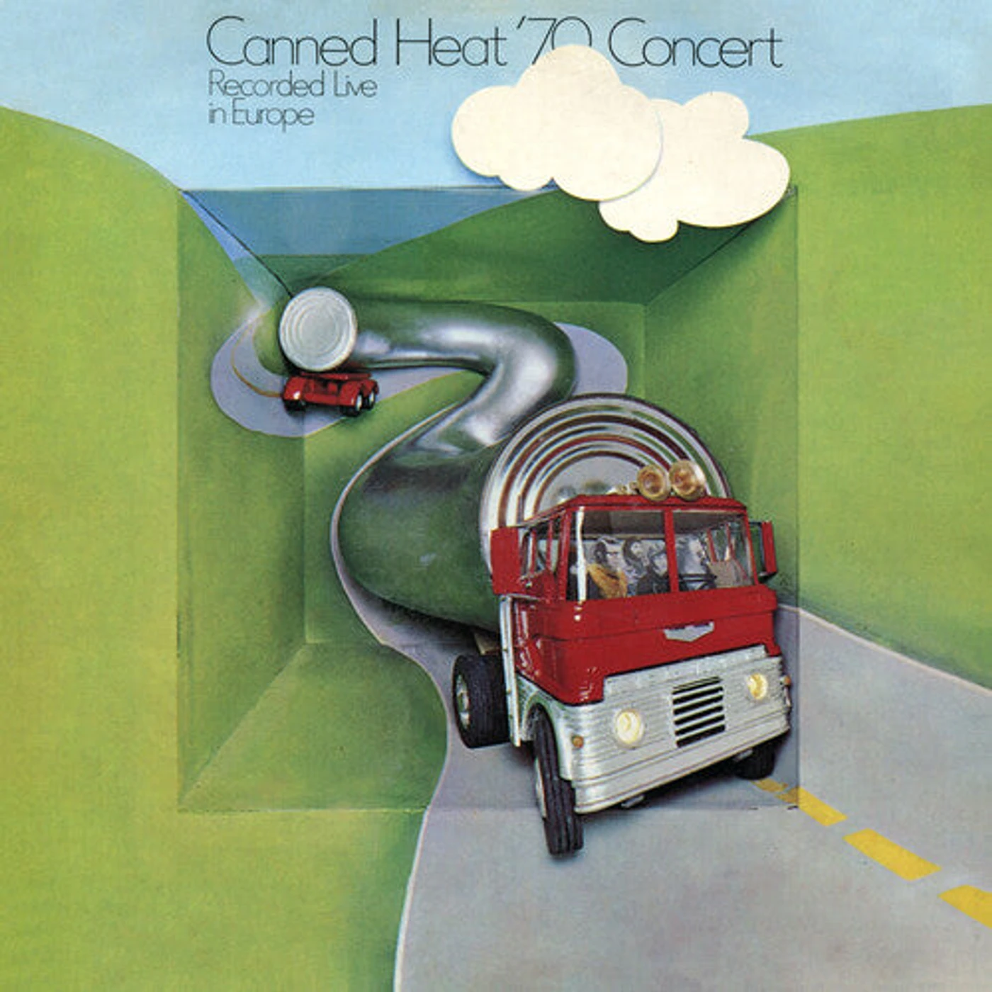 Canned Heat LP Vinyl - '70 Concert: Recorded Live In Europe