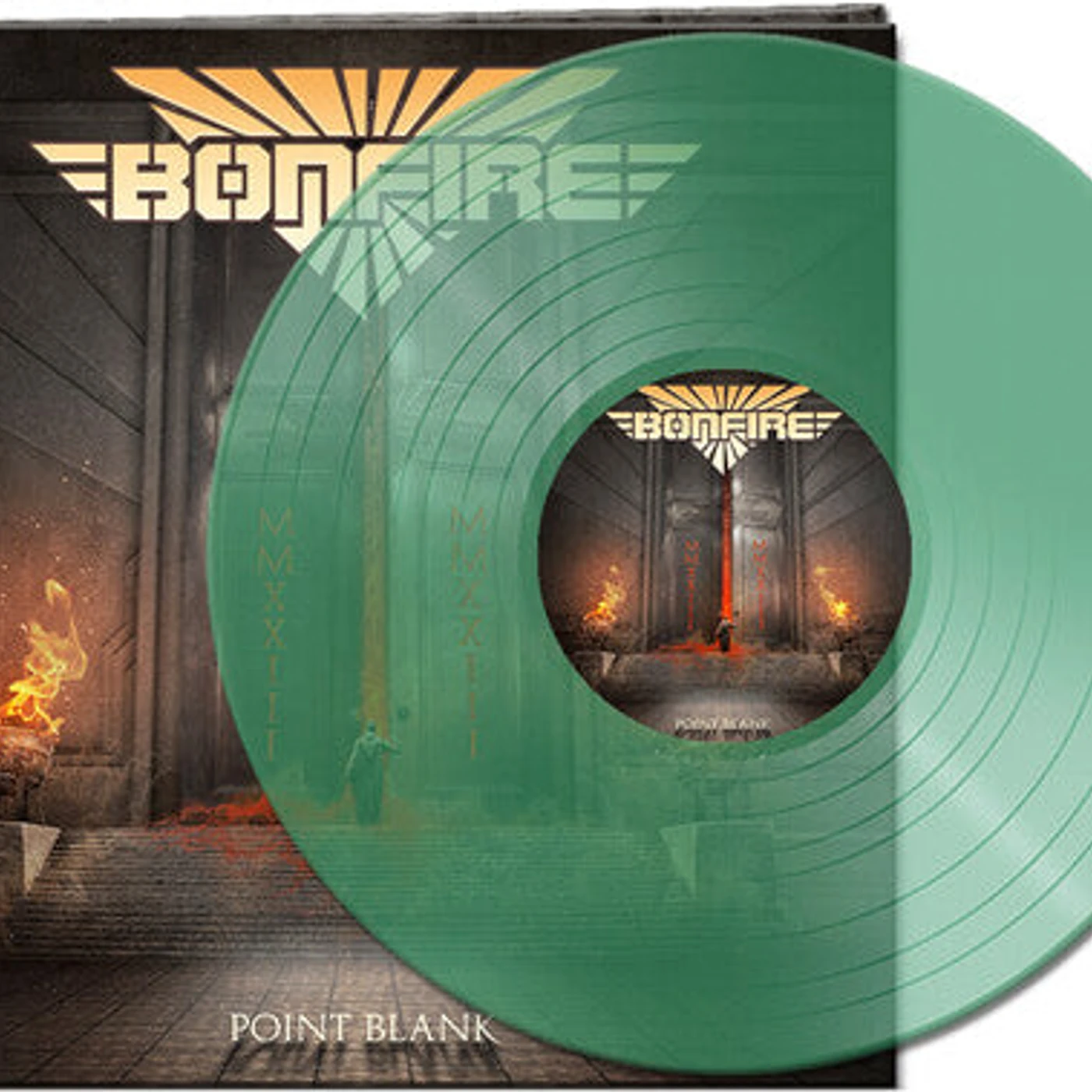Bonfire LP Vinyl - Point Blank Mmxxiii - Clear Green (Cvnl) (Gate Fold)