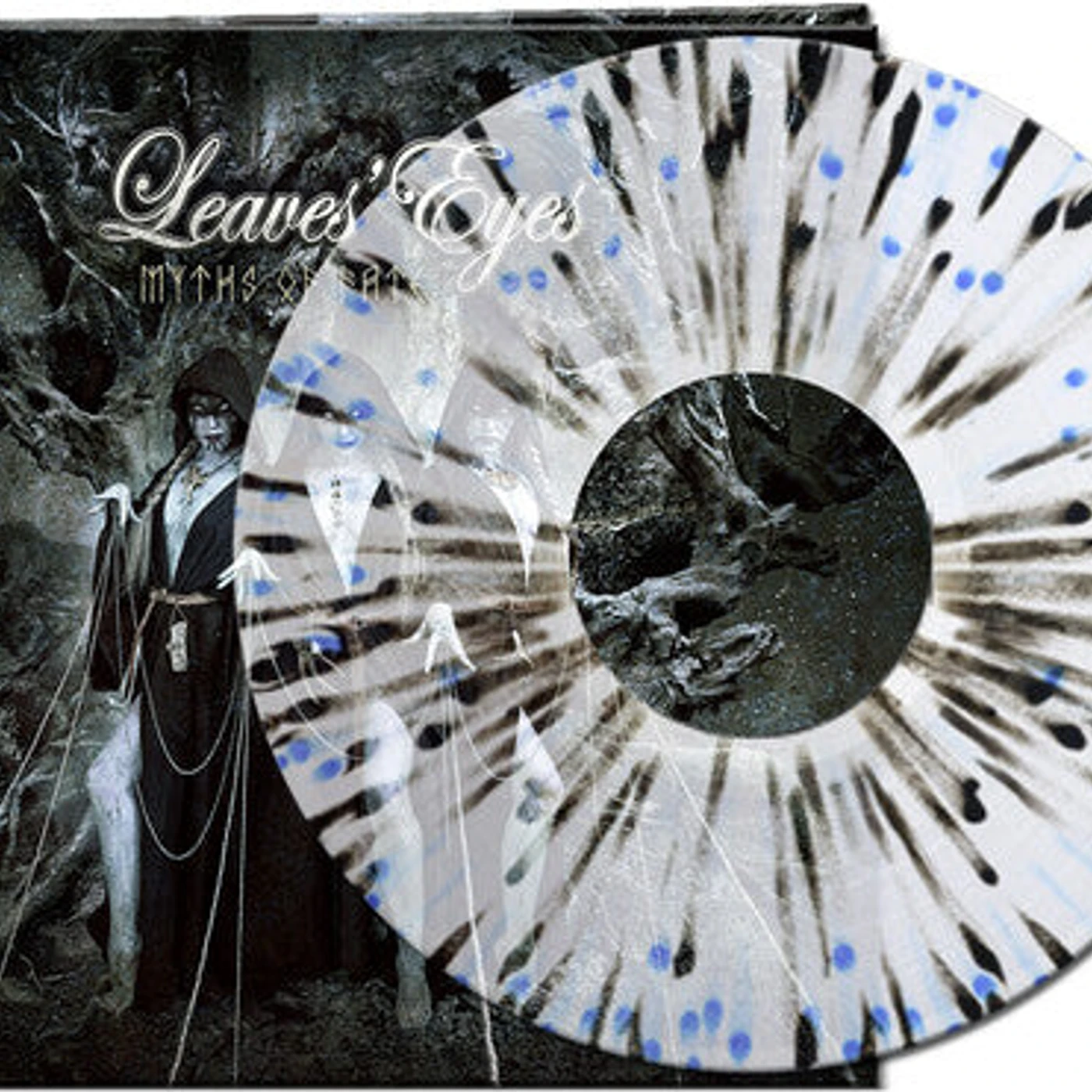 Leaves' Eyes LP - Myths Of Fate (Blue/Black Splatter Vinyl)