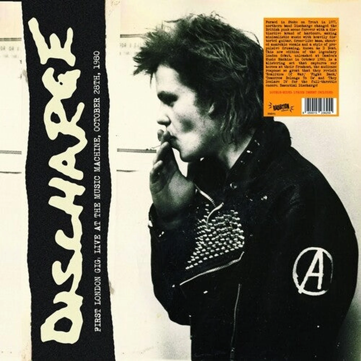 Discharge LP Vinyl - First London Gig Live At The Music Machine (Coloured Vinyl)