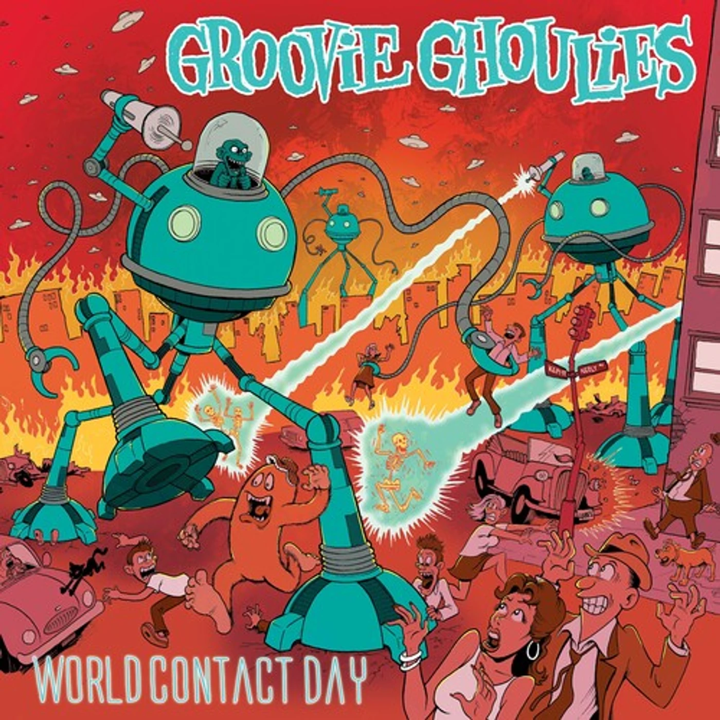 Groovie Ghoulies LP Vinyl - World Contact Day