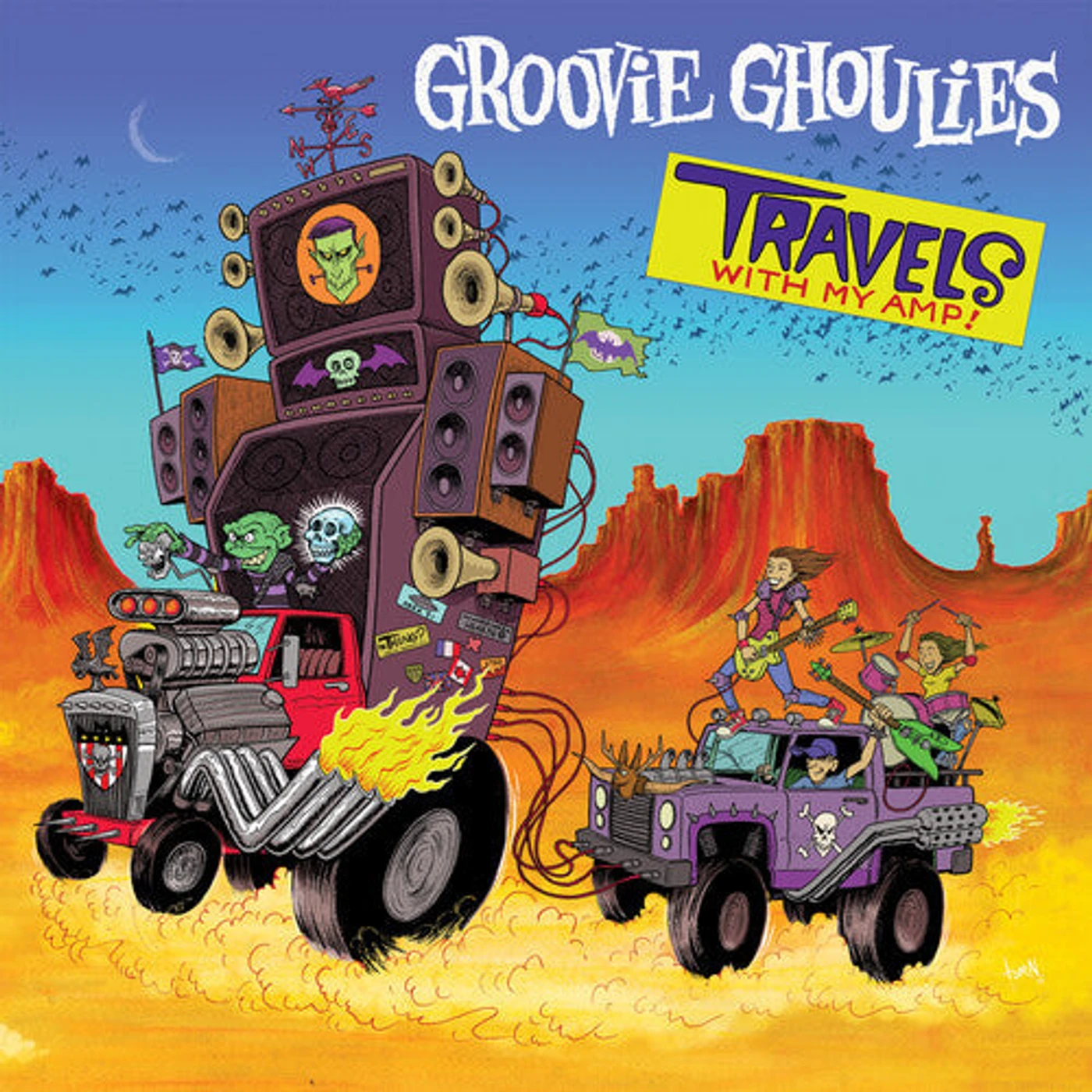 Groovie Ghoulies LP Vinyl - Travels With My Amp