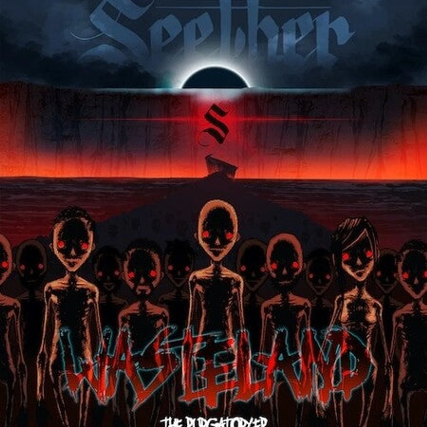 Seether LP Vinyl - Wasteland - The Purgatory (Blk) (Coloured Vinyl) (Ep) (Red)