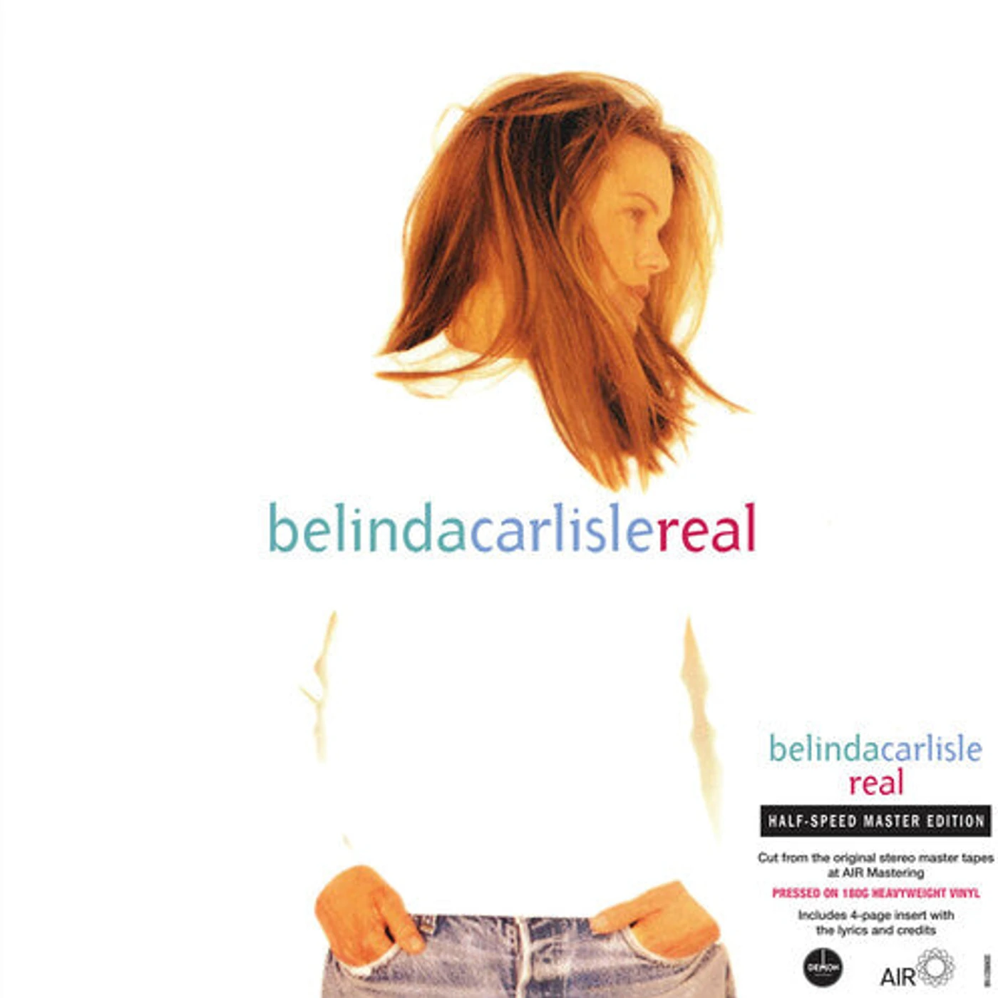 Belinda Carlisle LP Vinyl - Real (Blk) (Ogv) (Hfsm) (Uk)