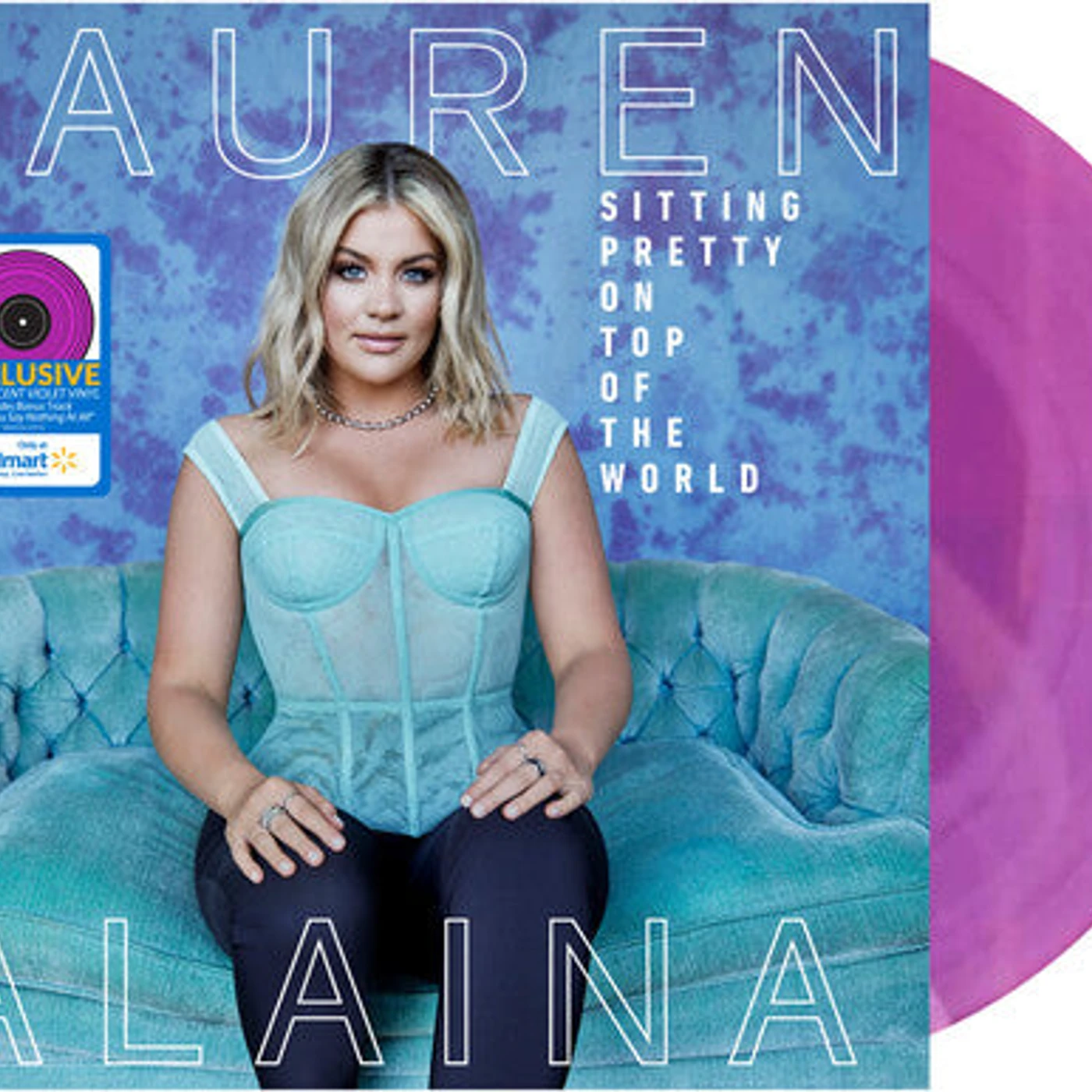 Lauren Alaina LP Vinyl - Sitting Pretty On Top Of The World (Coloured Vinyl) (Pnk)