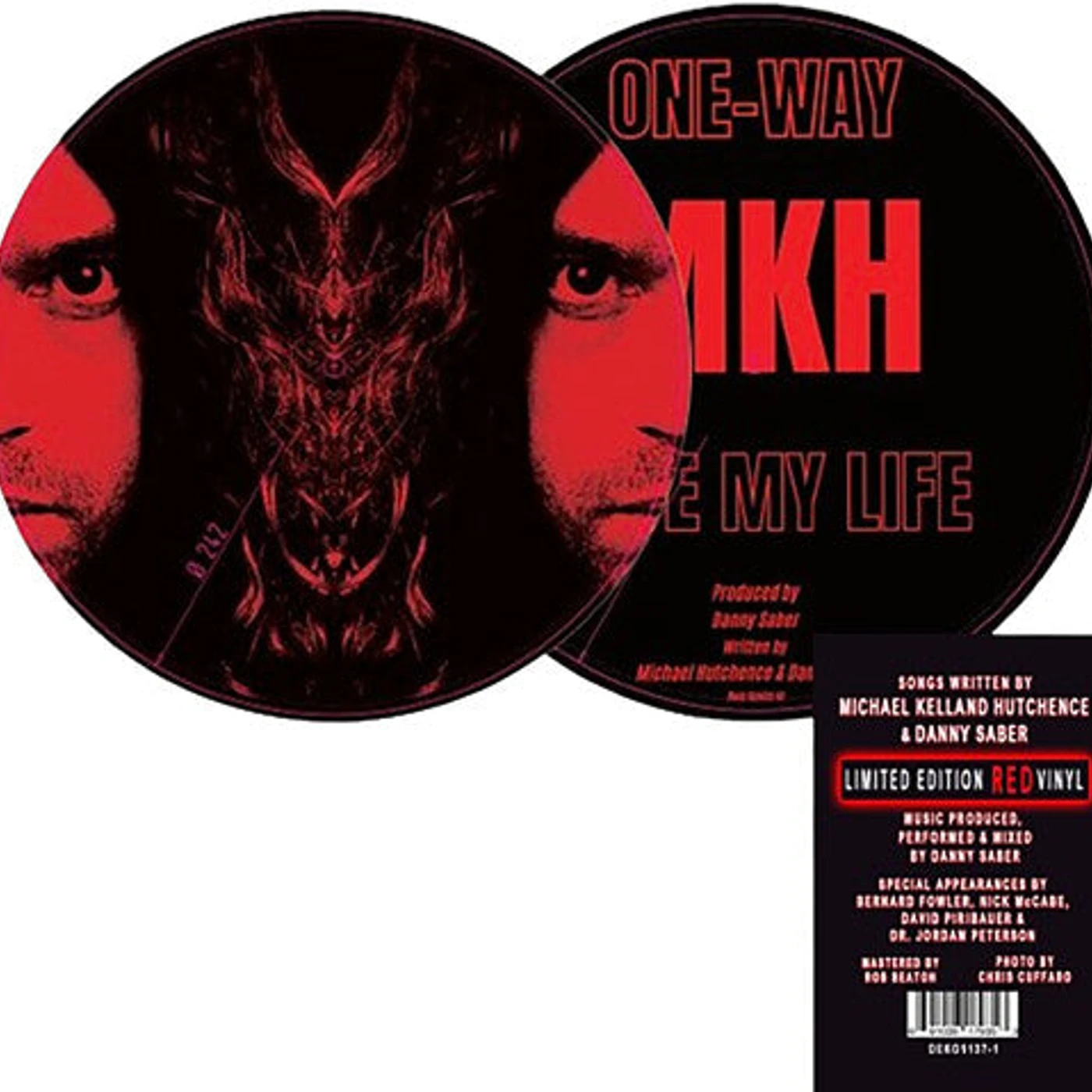 Michael Hutchence LP Vinyl - One Way / Save My Life (10In)