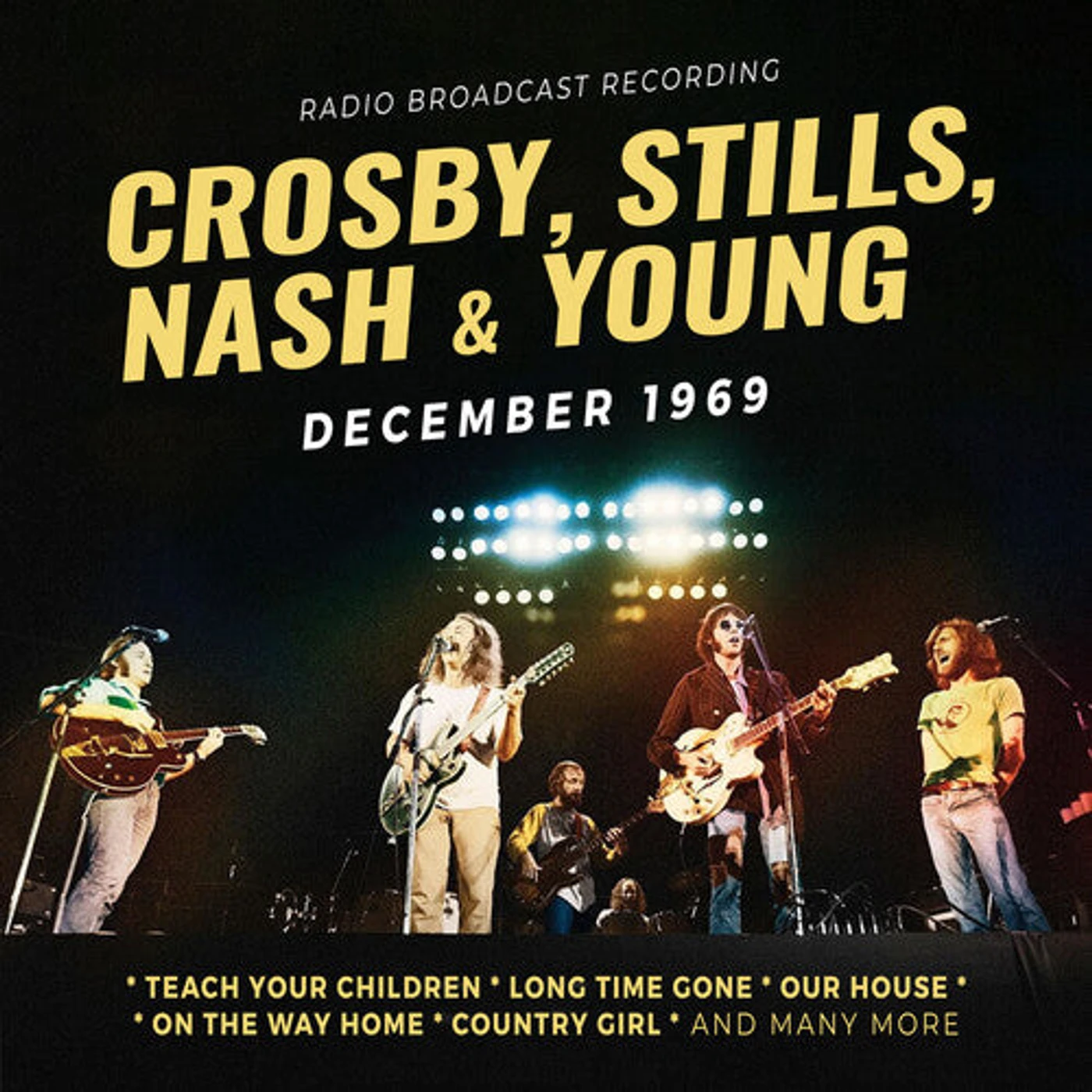 Crosby, Stills, Nash & Young LP Vinyl - December 1969 (Coloured Vinyl) (Ltd) (Ylw)