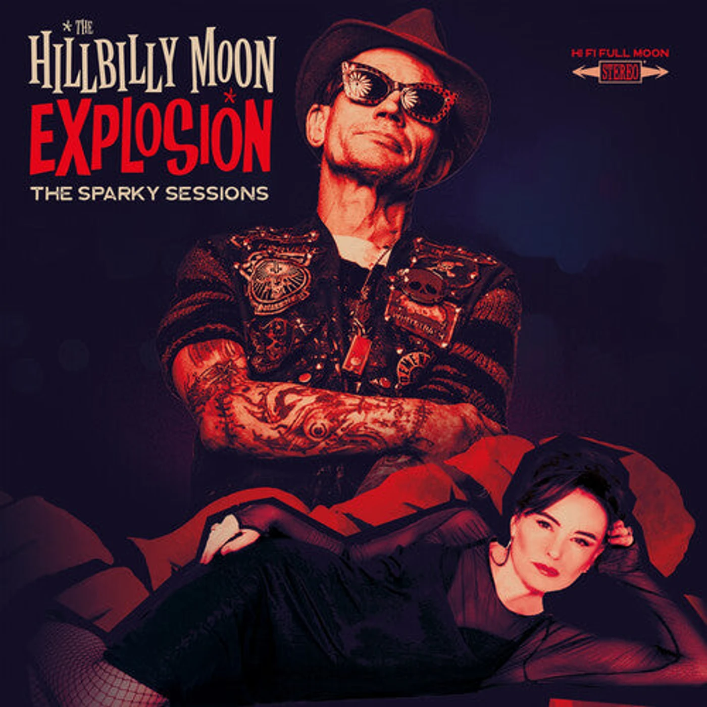 The Hillbilly Moon Explosion LP Vinyl - Sparky Sessions (Coloured Vinyl) (Ltd) (Red)