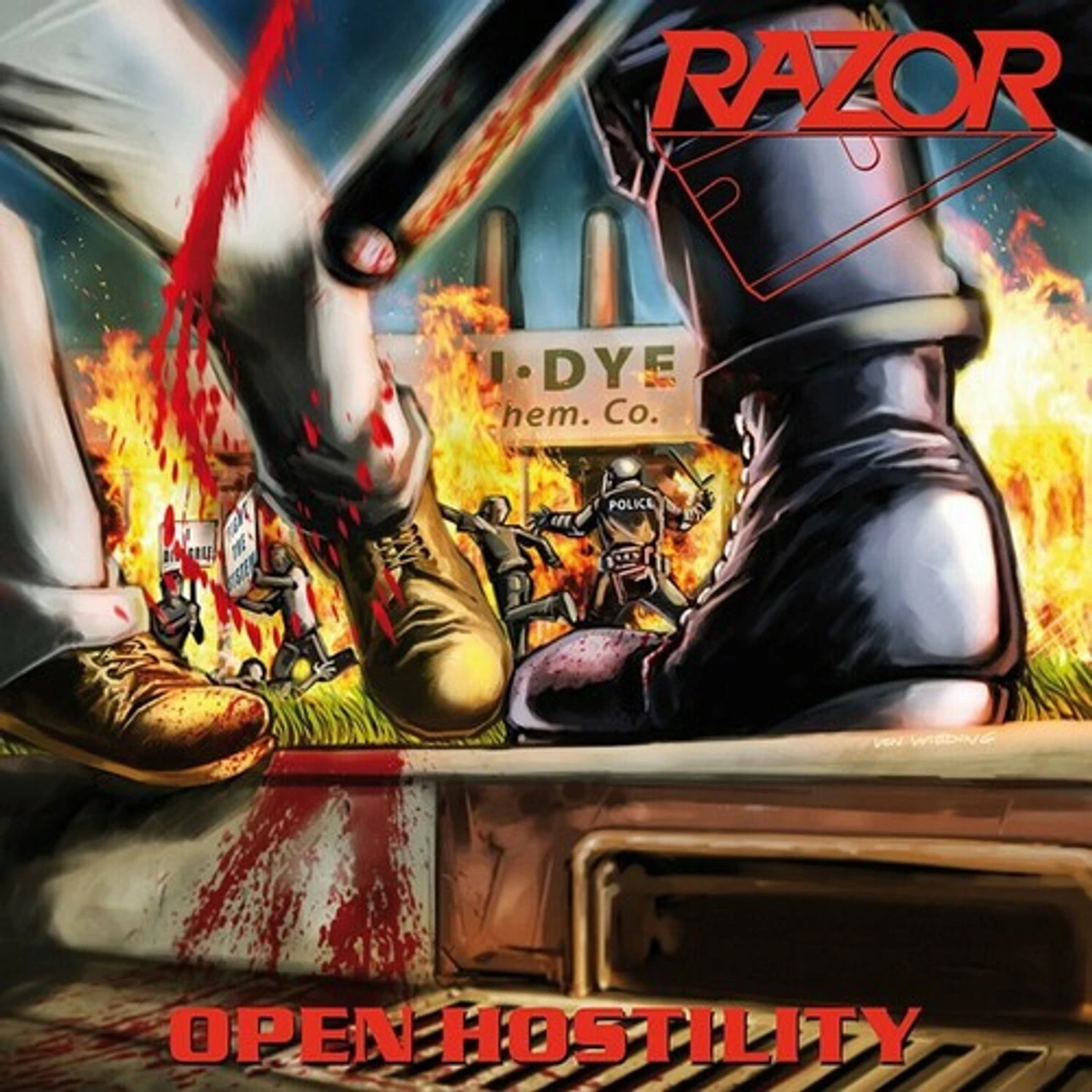 Razor LP Vinyl - Open Hostility