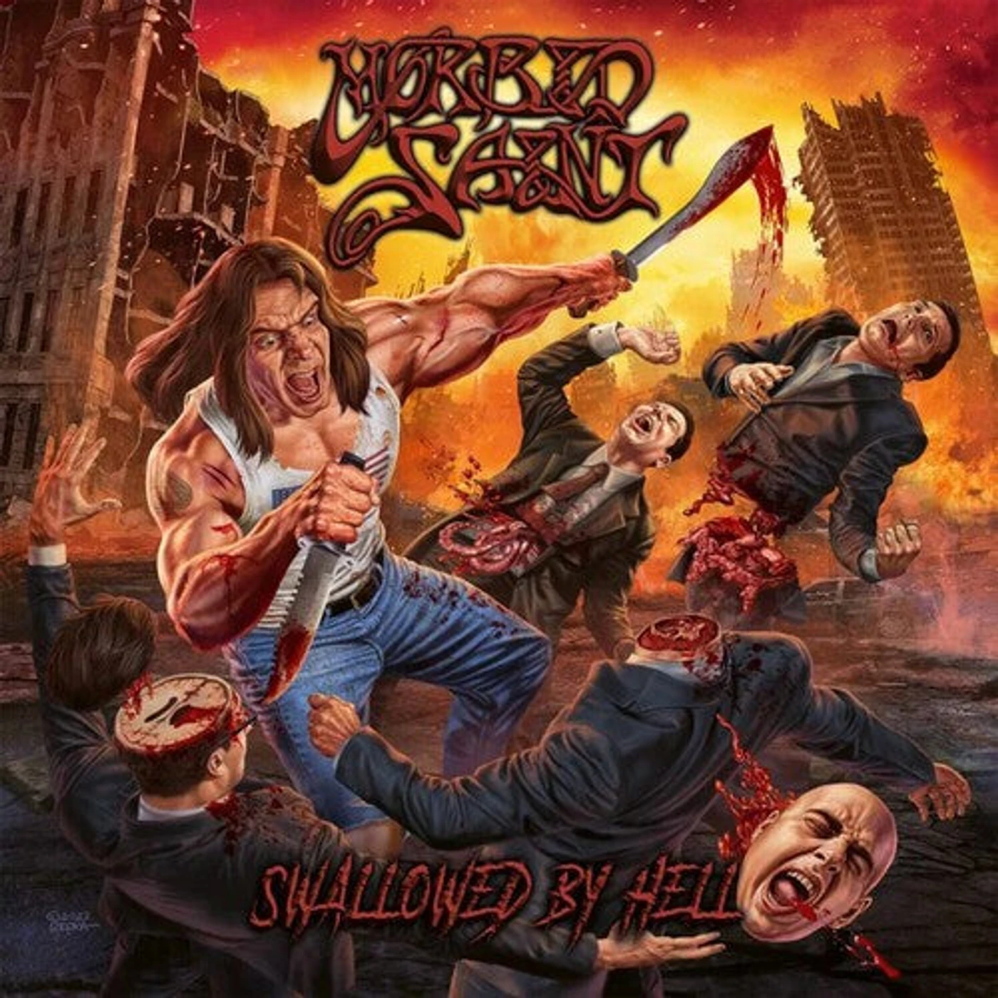 Morbid Saint LP - Swallowed By Hell (Red Vinyl)