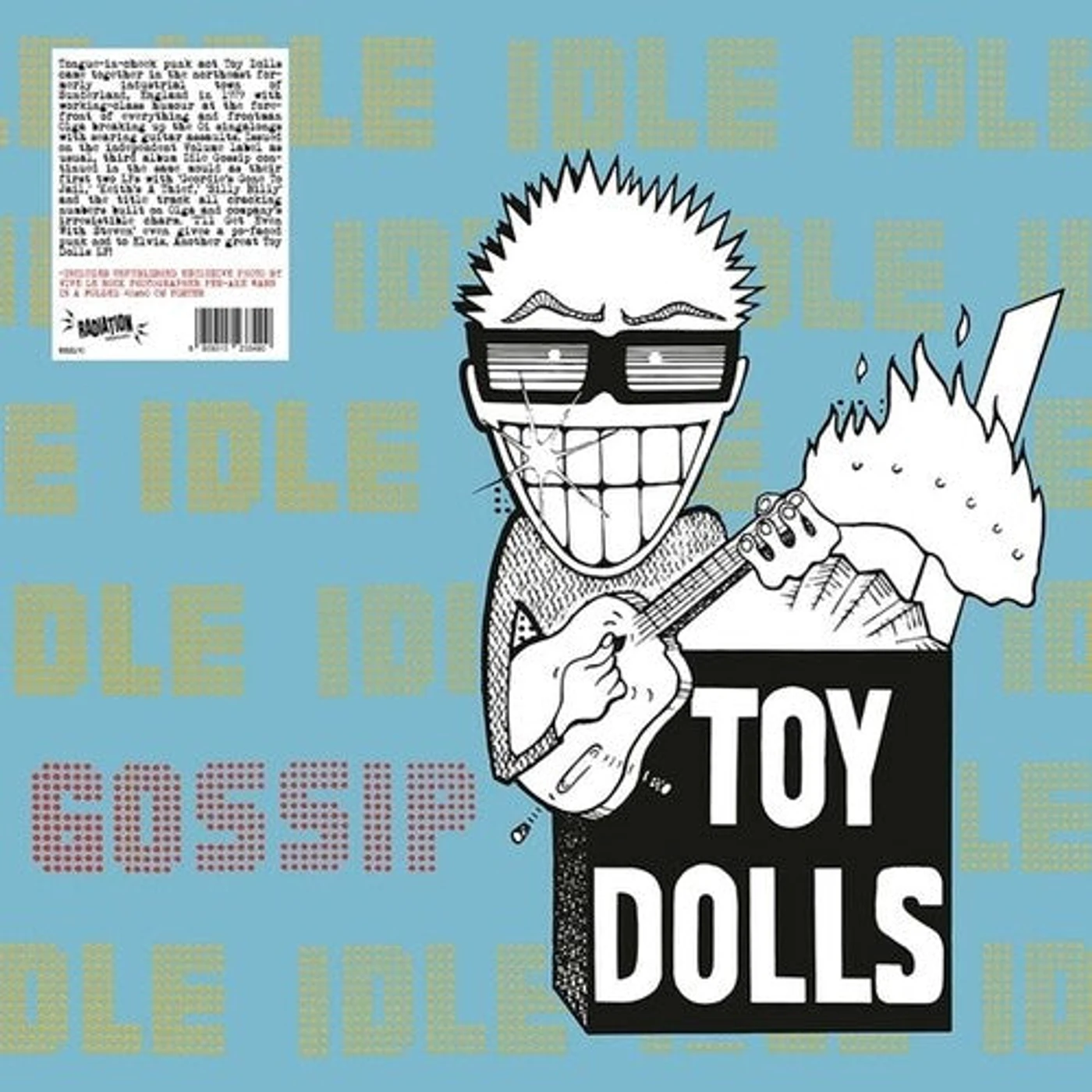 The Toy Dolls LP Vinyl - Idle Gossip (Coloured Vinyl)