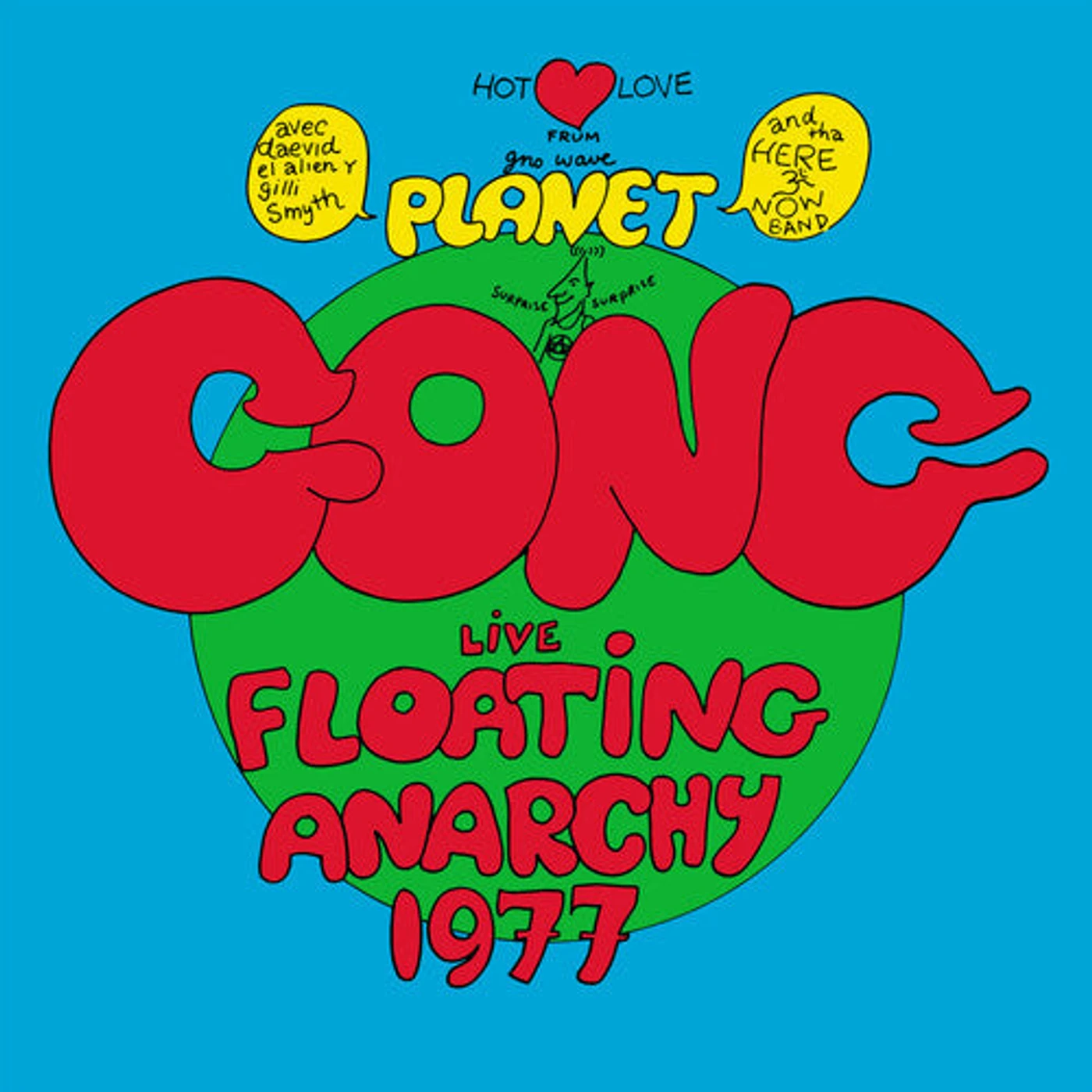 Planet Gong LP Vinyl - Live Floating Anarchy 1977