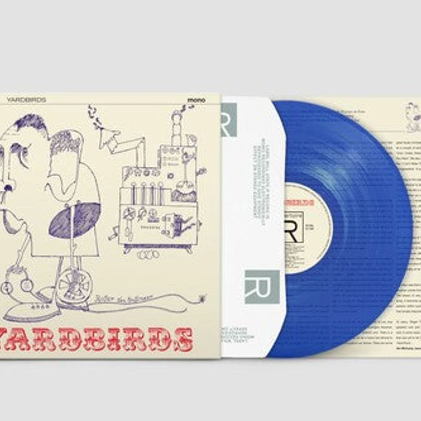 The Yardbirds LP Vinyl - Roger The Engineer: Mono Mix (Blue) (Cvnl) (Uk)