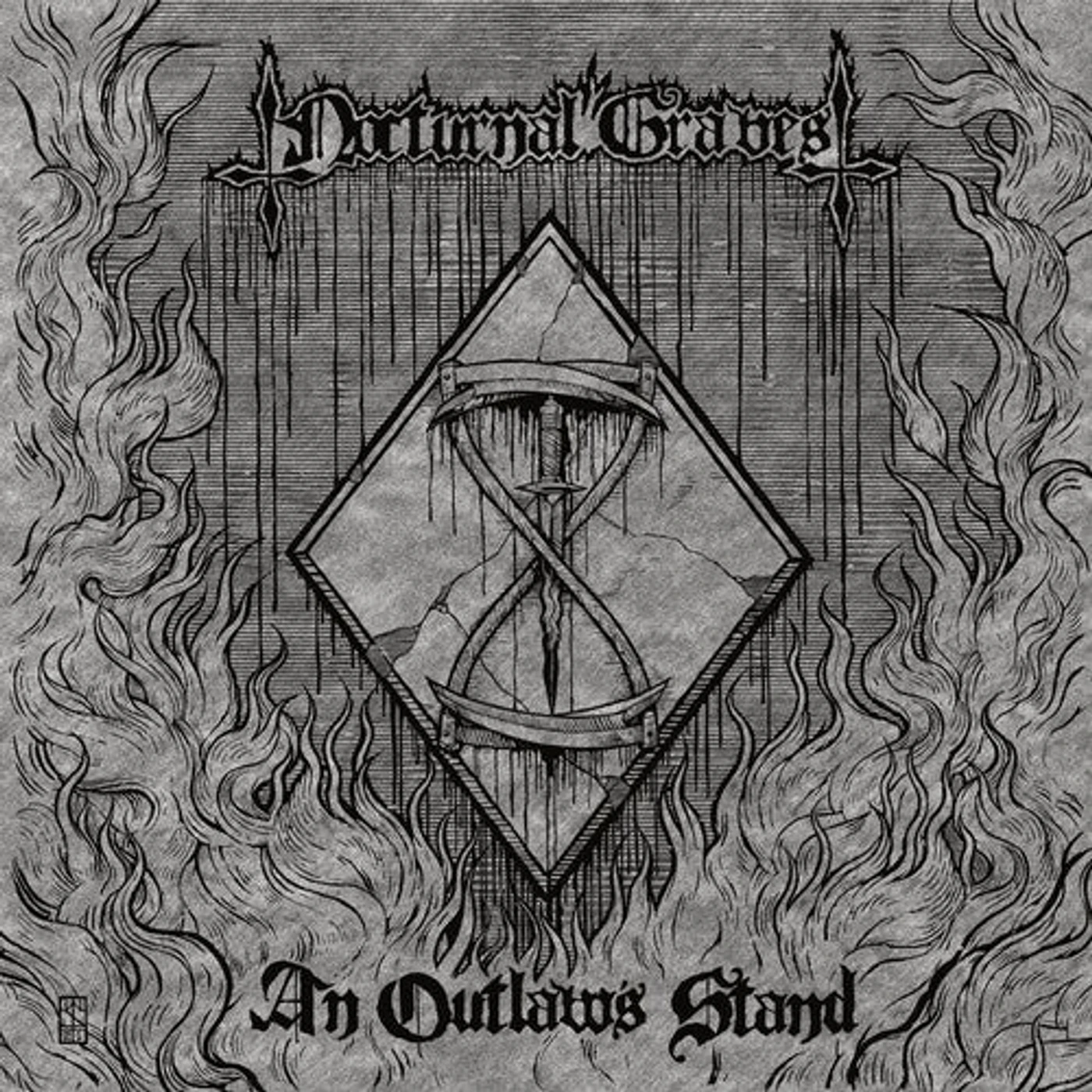 Nocturnal Graves LP Vinyl - An Outlaw'S Stand