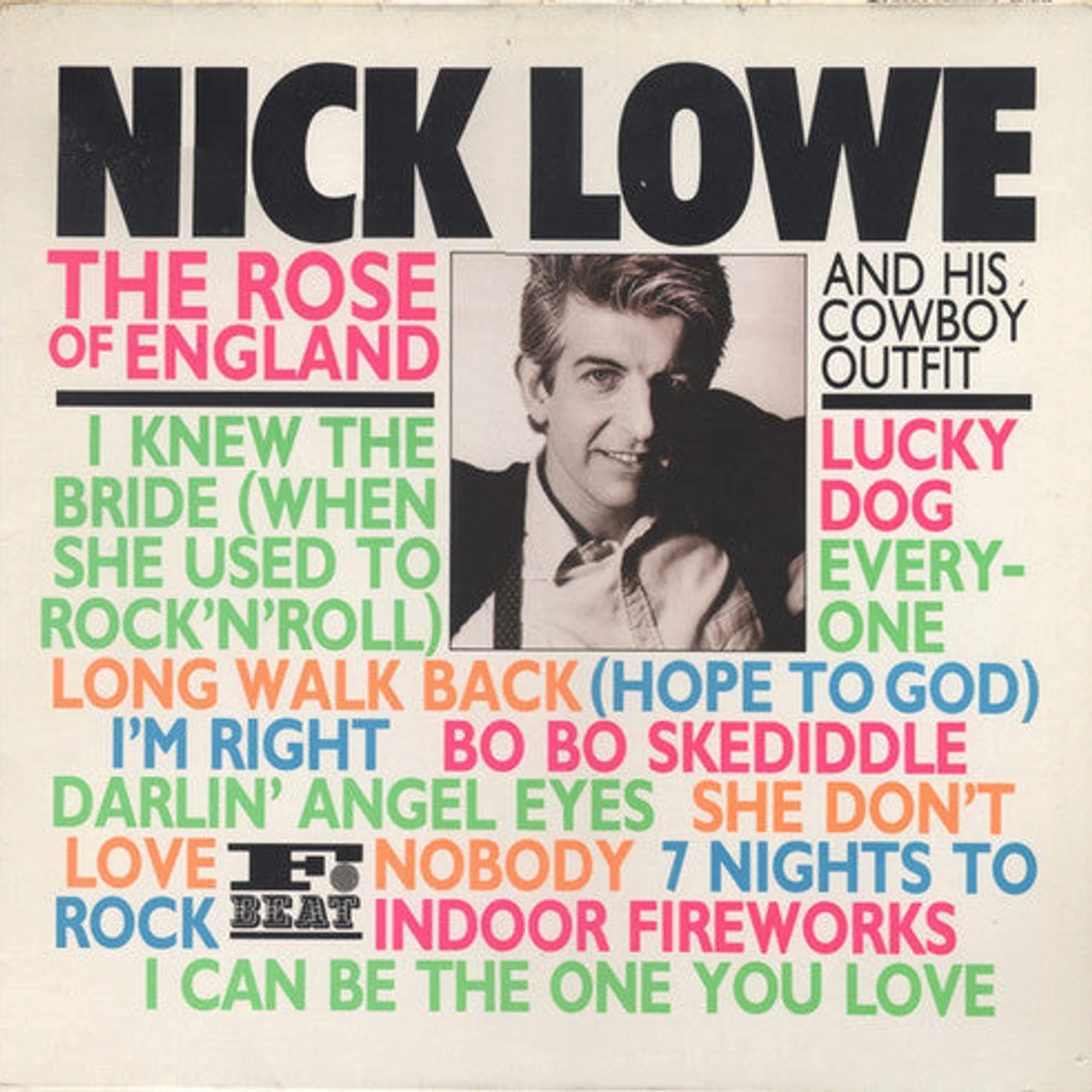 Nick Lowe LP Vinyl - Rose Of England