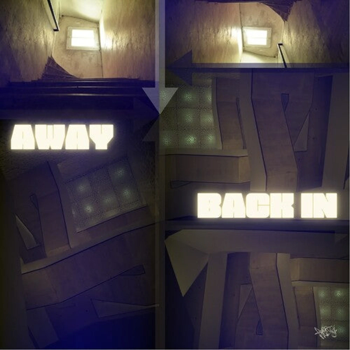 Raw Poetic LP Vinyl - Away Back In (Coloured Vinyl) (Ylw) (Uk)