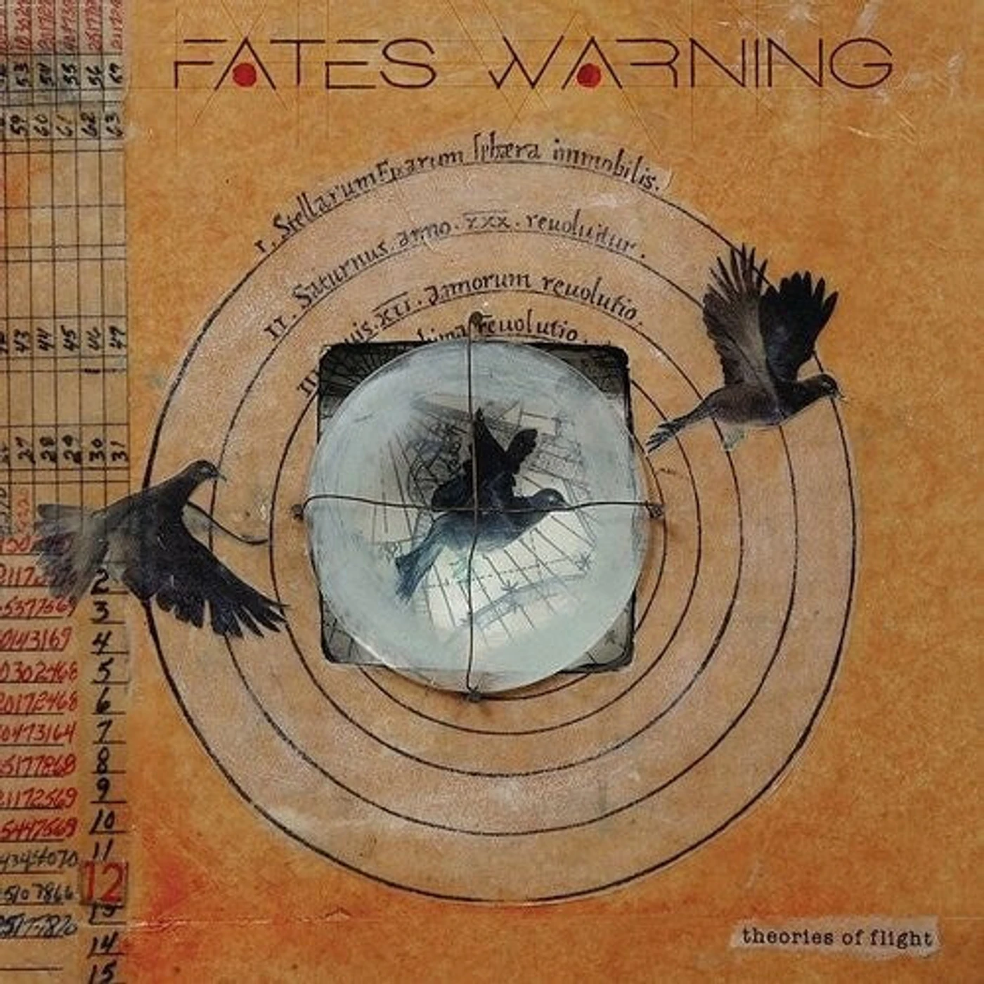 Fates Warning LP Vinyl - Theories Of Flight (Coloured Vinyl) (Red) (Uk)