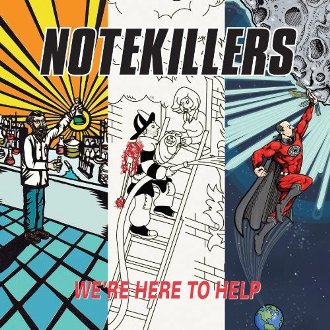 Notekillers LP Vinyl - Were Here To Help (Ltd)