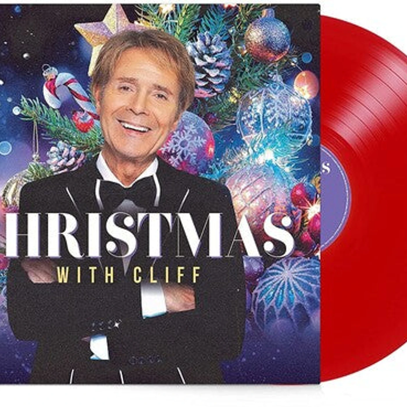 Cliff Richard LP Vinyl - Christmas With Cliff (Coloured Vinyl) (Red) (Uk)