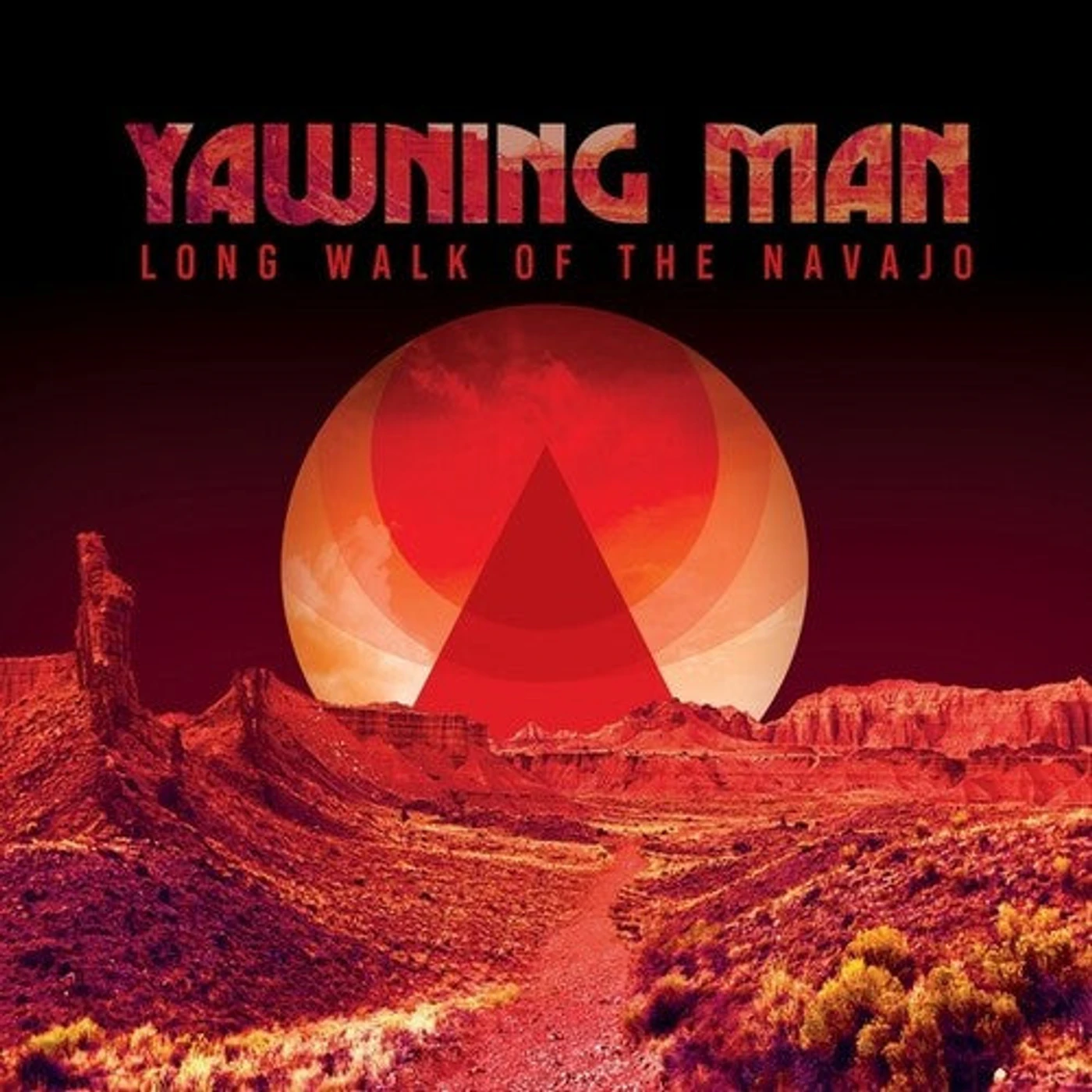 Yawning Man LP Vinyl - Long Walk Of The Navajo (Coloured Vinyl) (Gol)