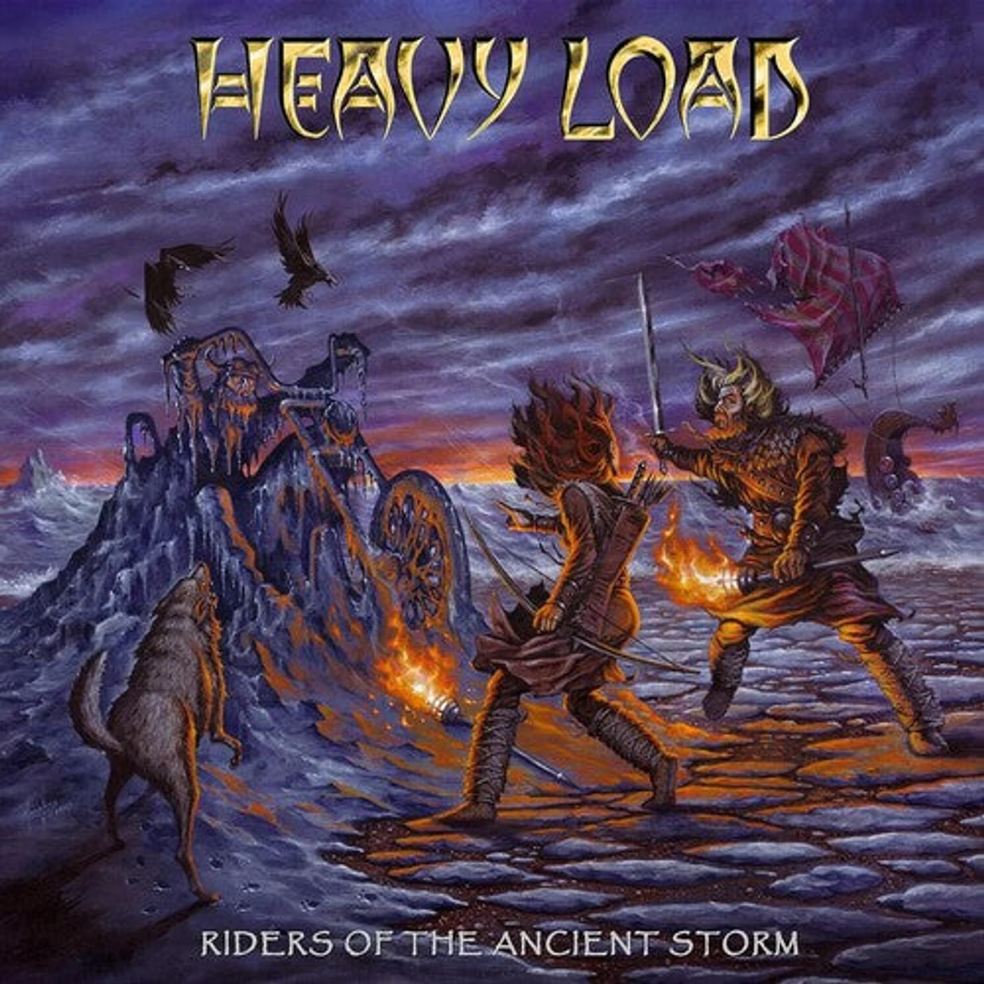 Heavy Load LP Vinyl - Riders Of The Ancient Storm (Uk)