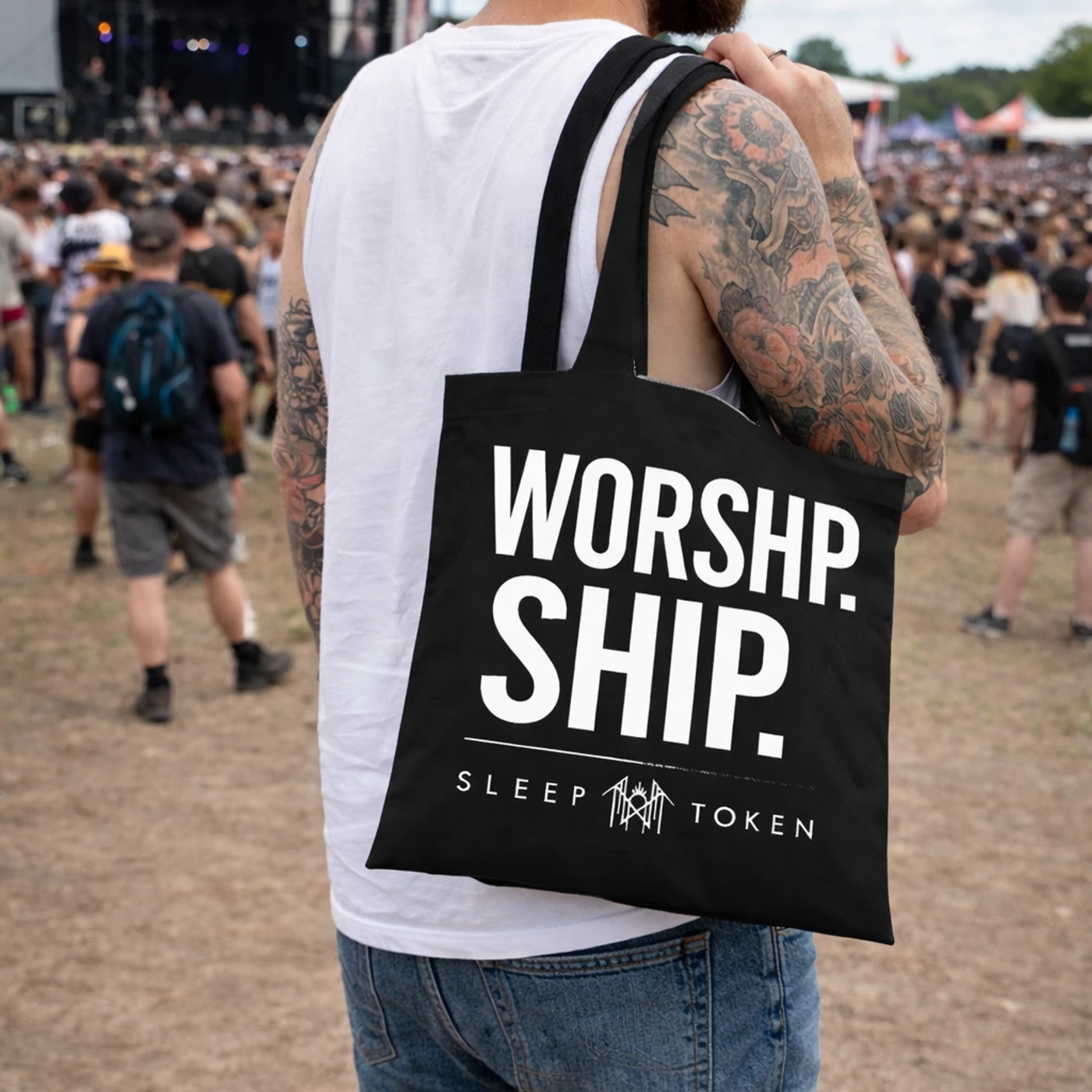 Rocksax Sleep Token Tote Bag - Worship