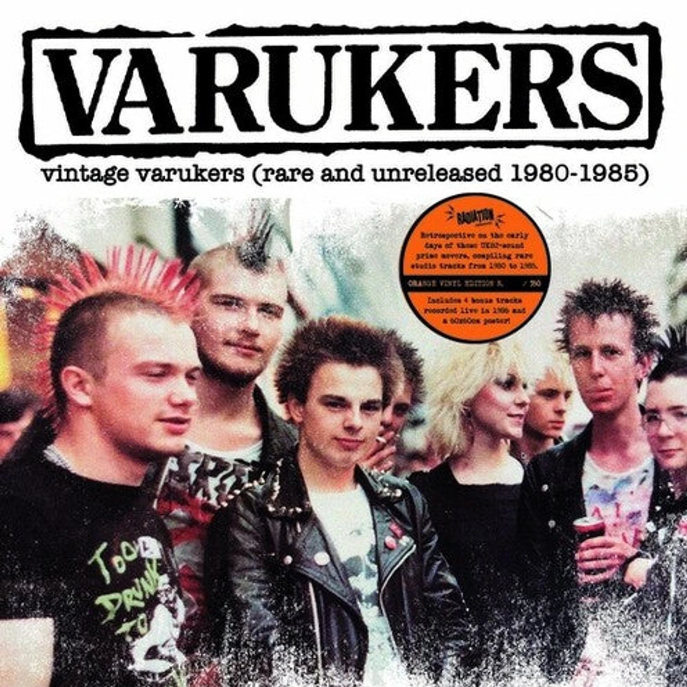 The Varukers LP Vinyl - Vintage Varukers