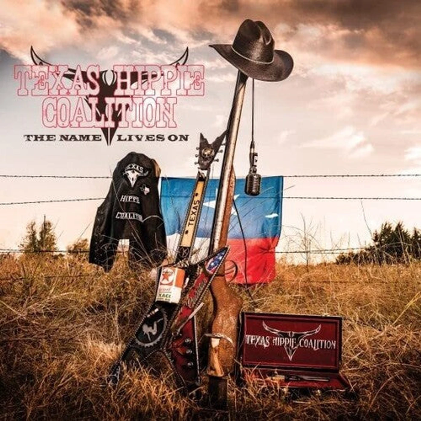 Texas Hippie Coalition LP Vinyl - Name Lives On - White Marble (Coloured Vinyl) (Wht)