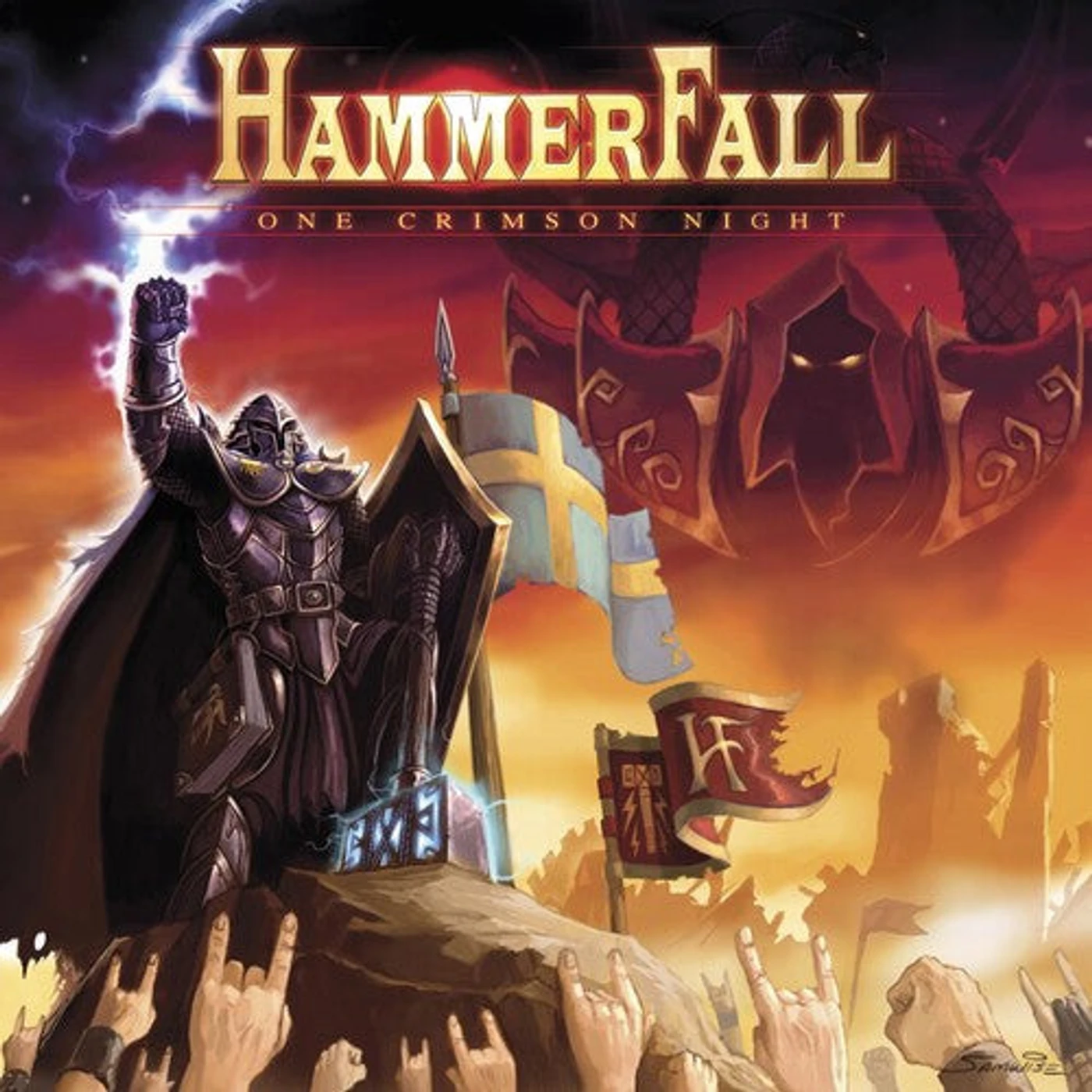 Hammerfall LP Vinyl - One Crimson Night (Live)
