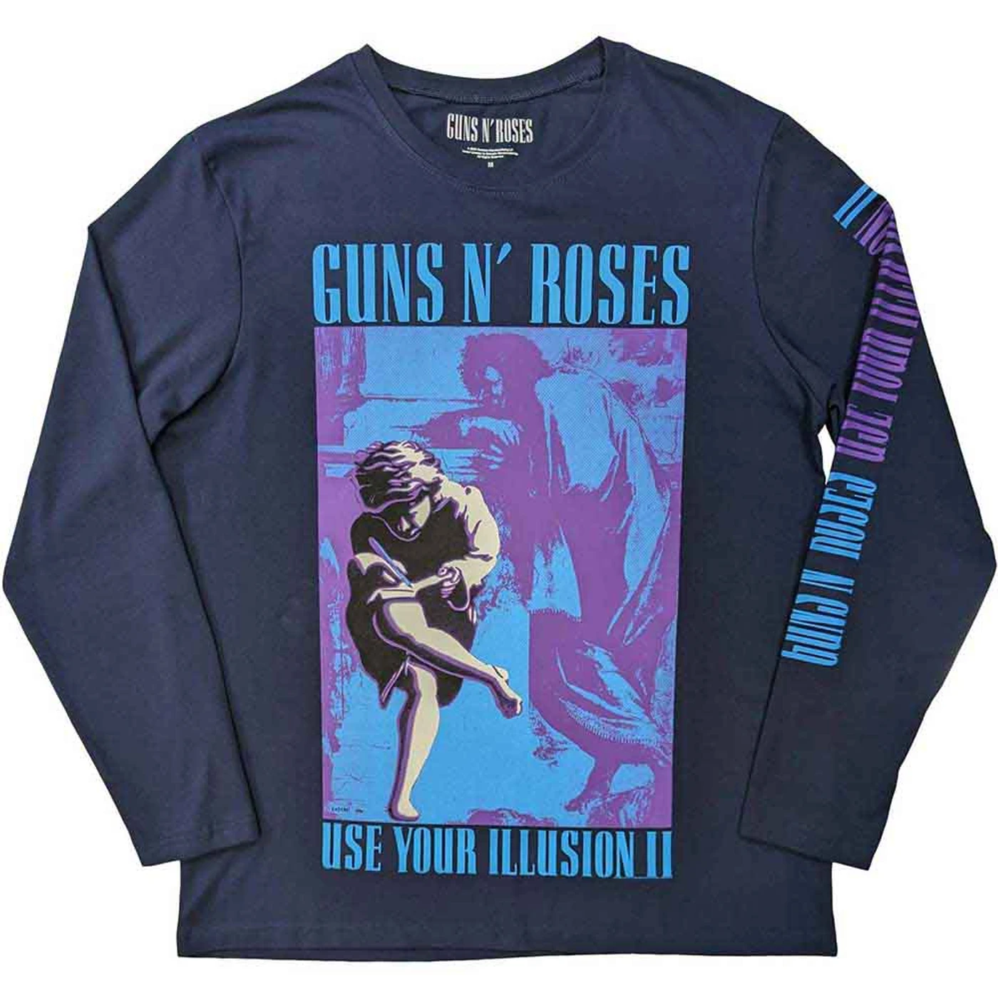 Guns N' Roses Long Sleeve T Shirt - Get In The Ring Tour '91-'92
