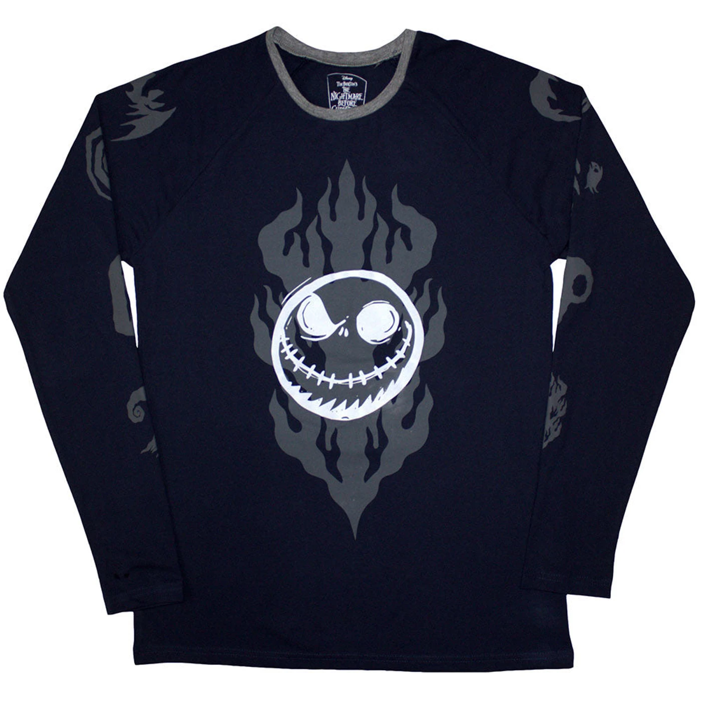 Disney Long Sleeve T Shirt - Flaming Jack