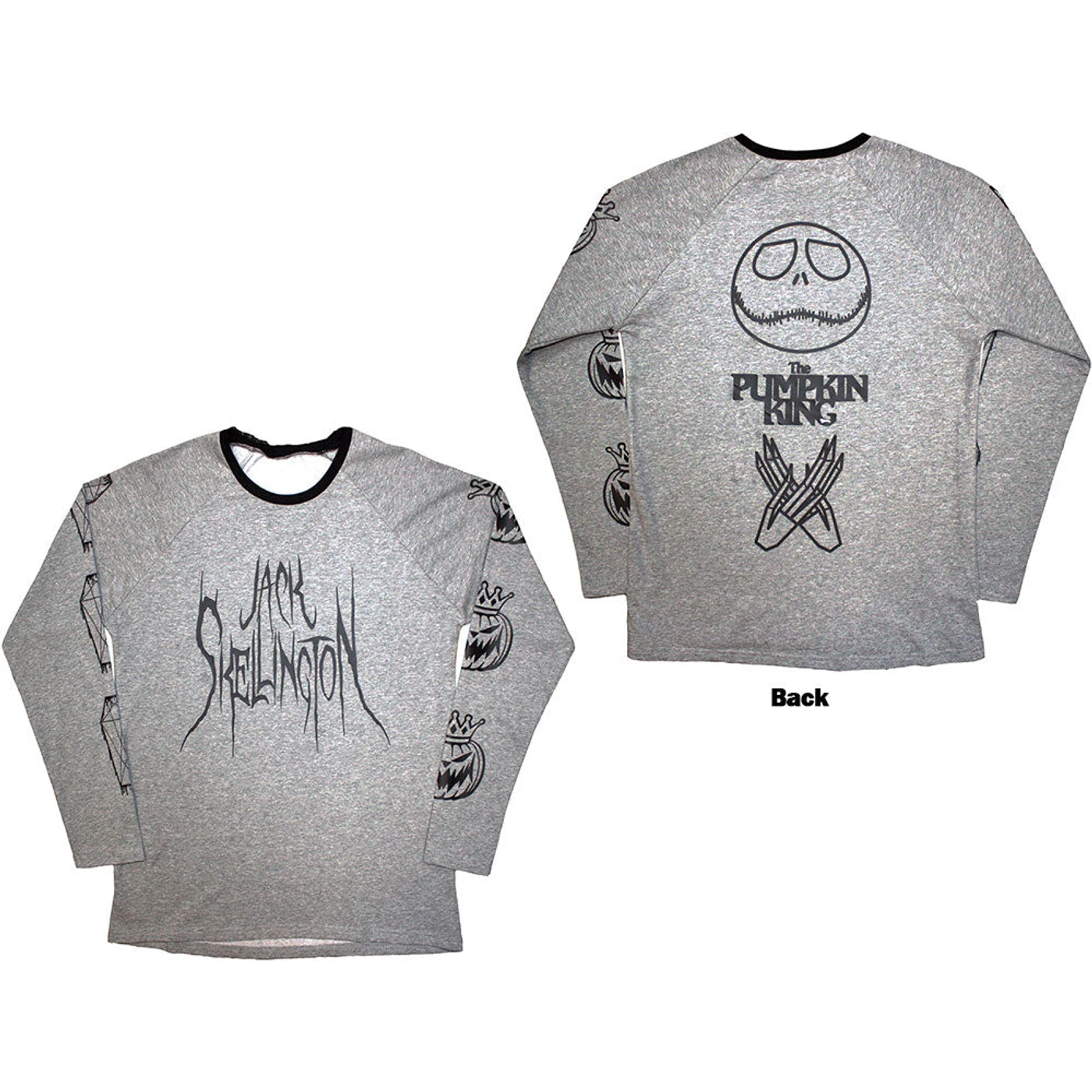 Disney Long Sleeve T Shirt - Pumpkin King