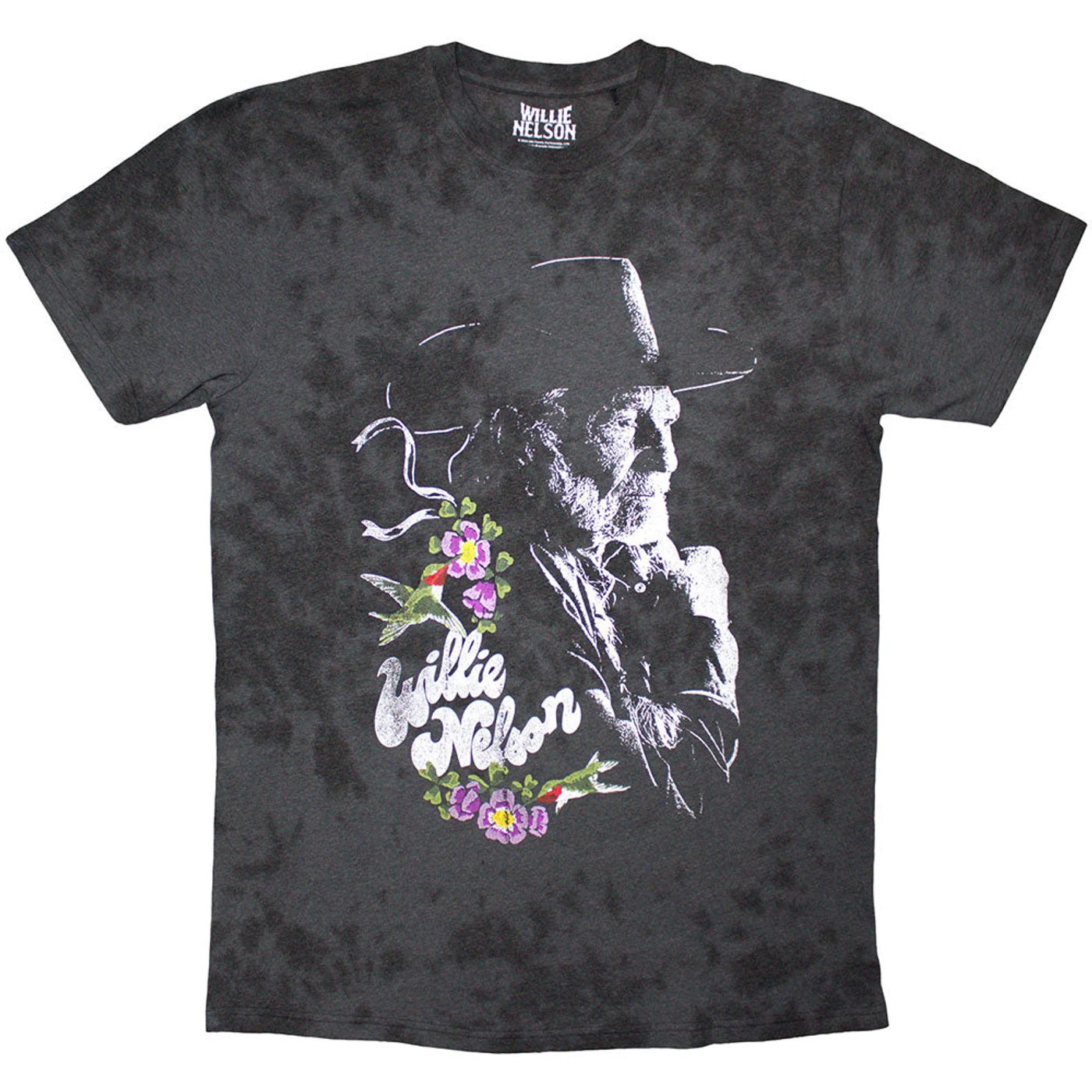 Willie Nelson T Shirt - Floral