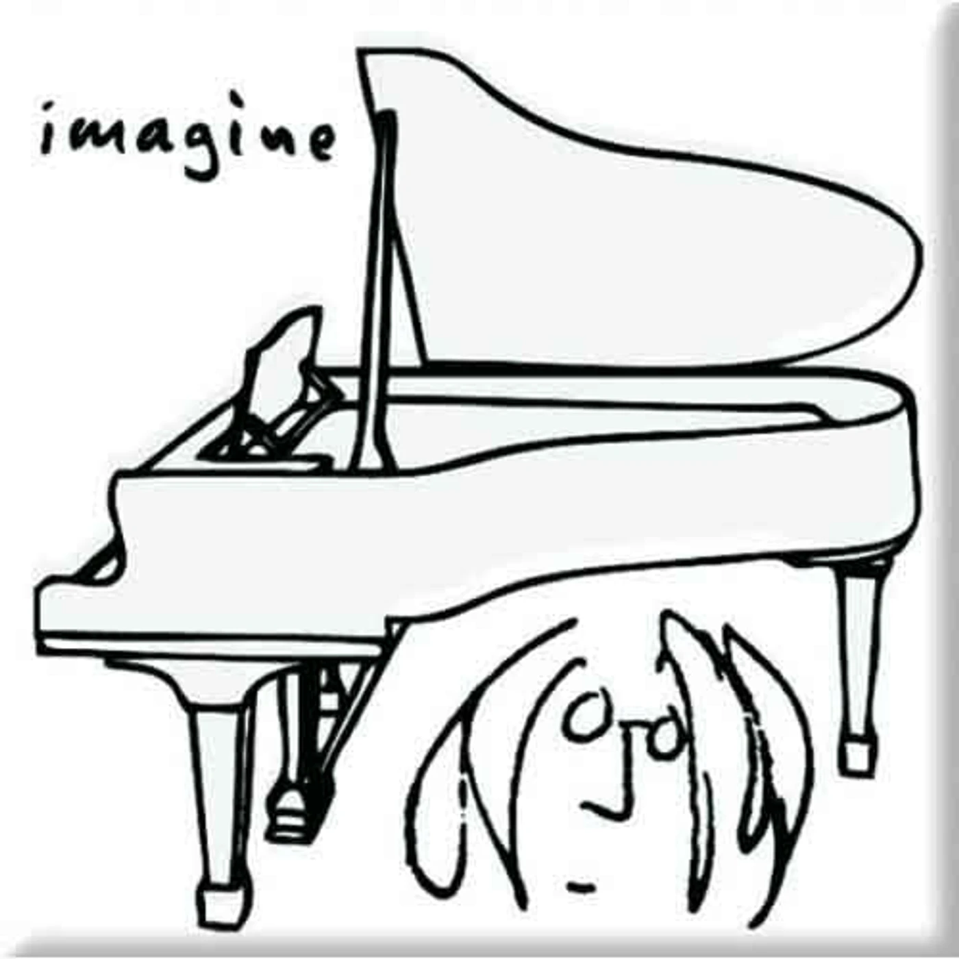John Lennon Fridge Magnets - Live In Concert