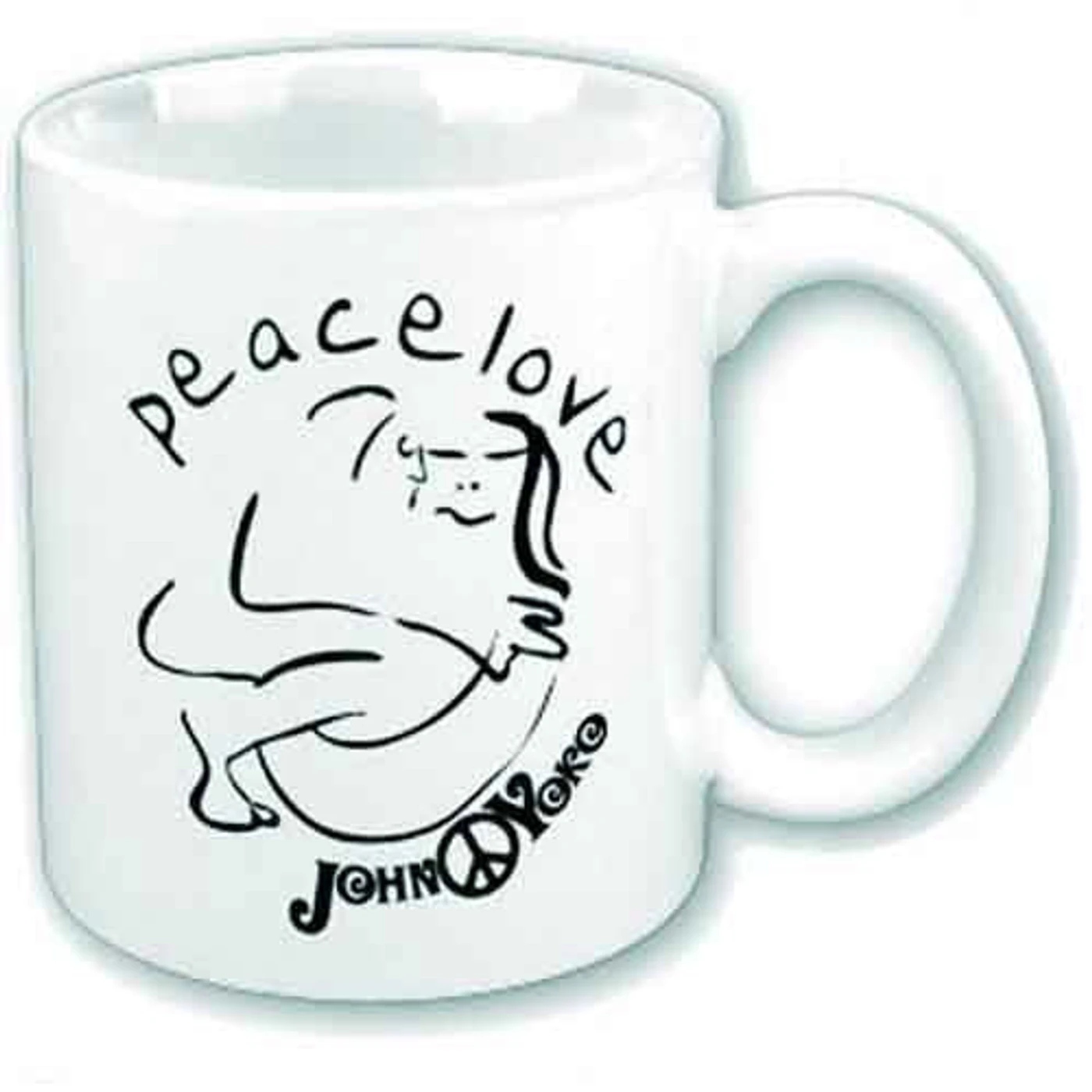 John Lennon Matte Mugs - A Is For Apple