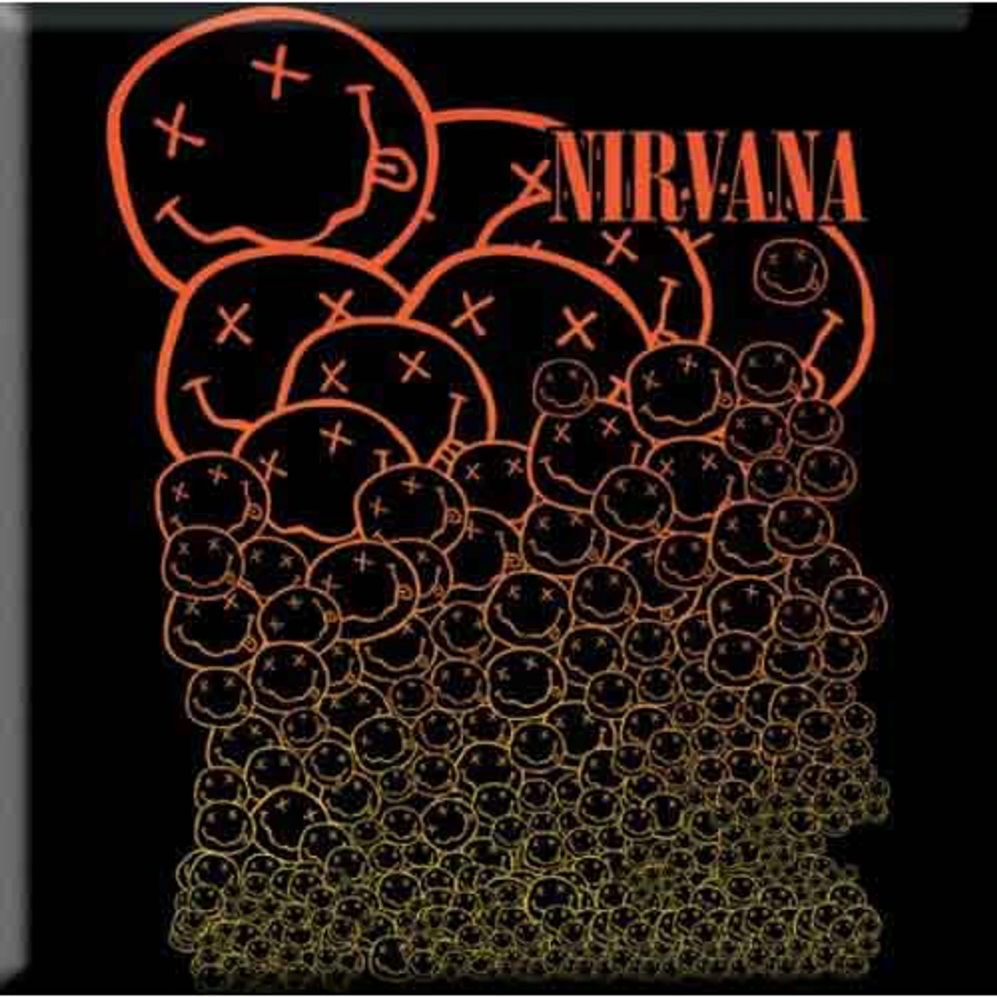 Nirvana Fridge Magnets - Skull Clench