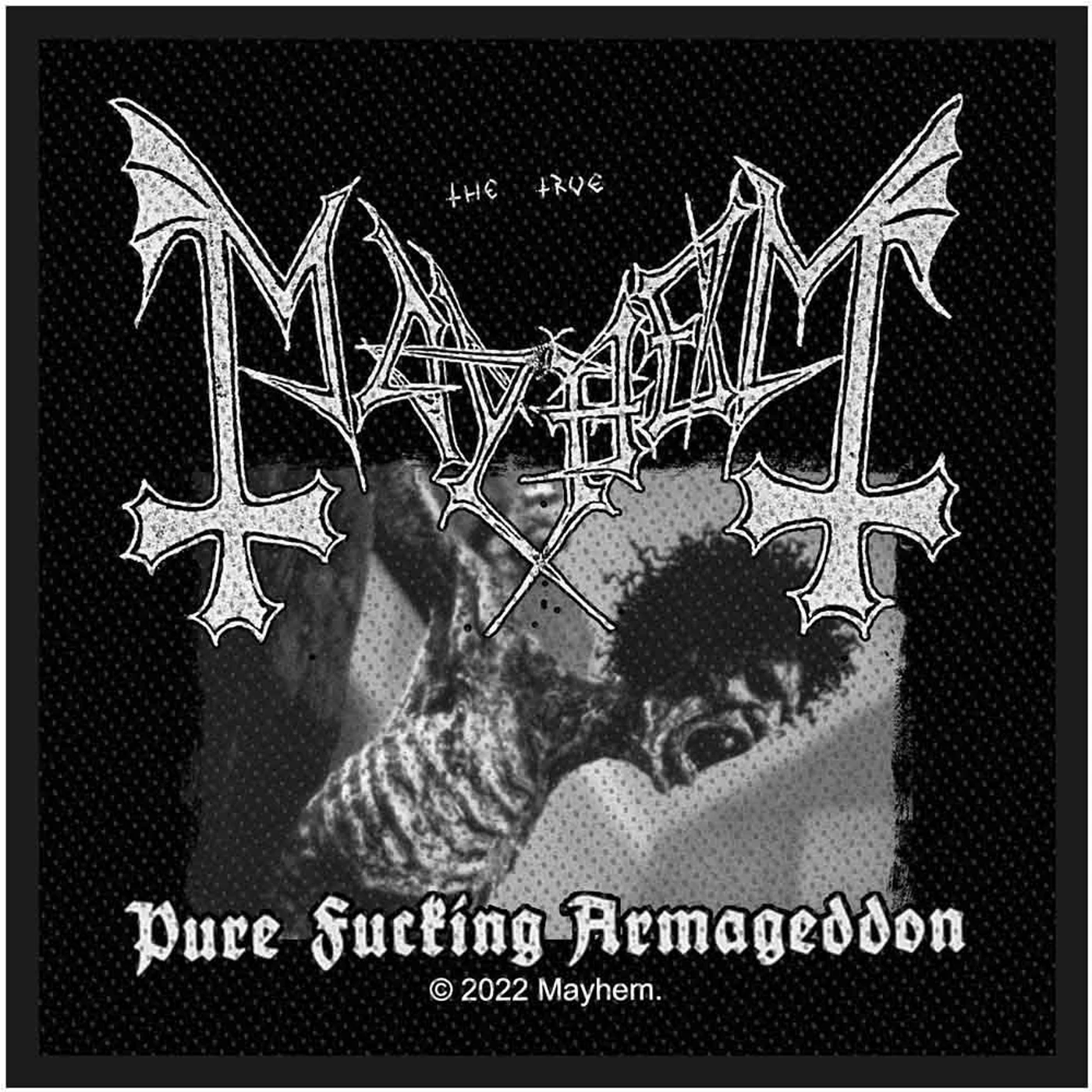 Mayhem Patches-Woven Sew On - I Am The Law