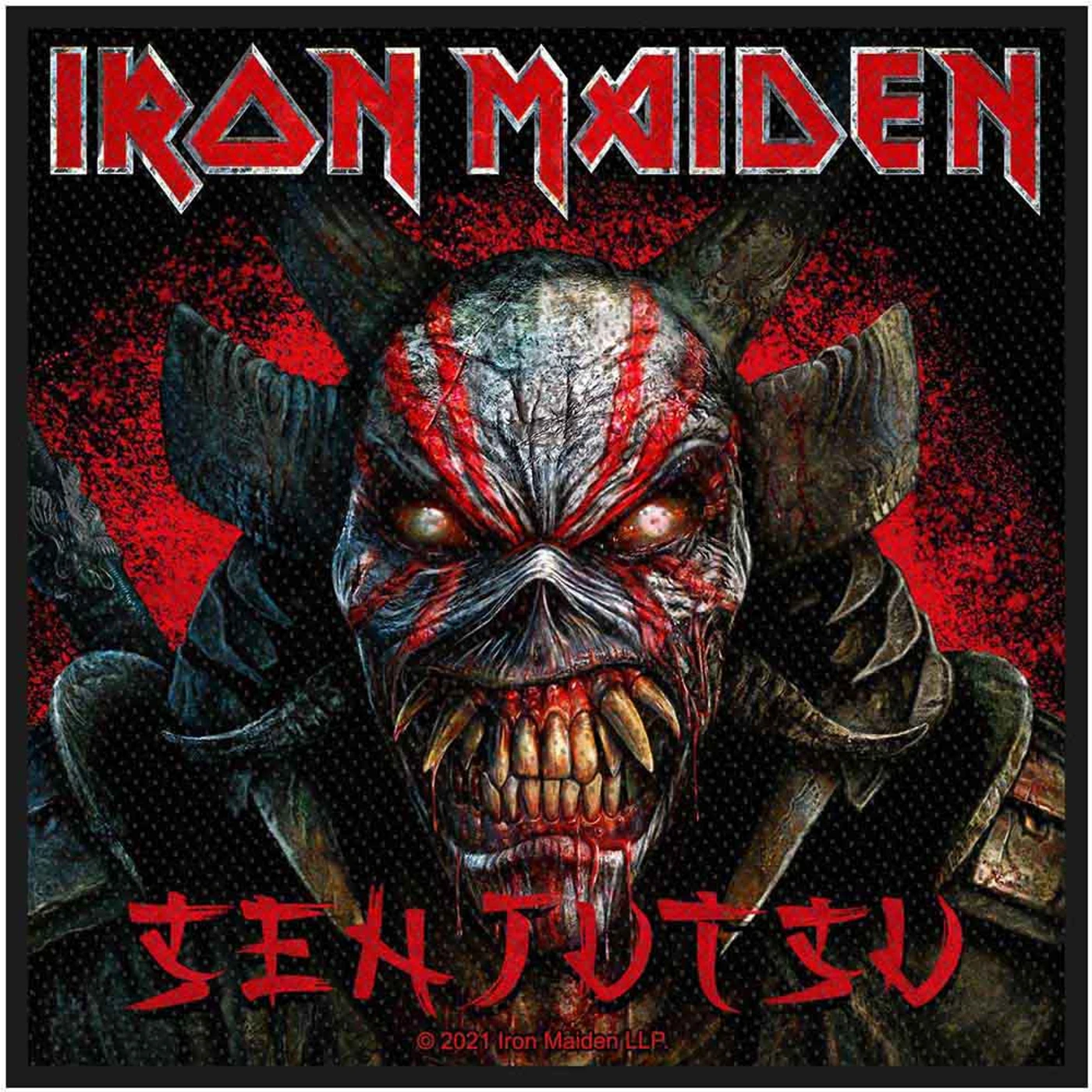 Iron Maiden Patches-Woven Sew On - Boneshaker